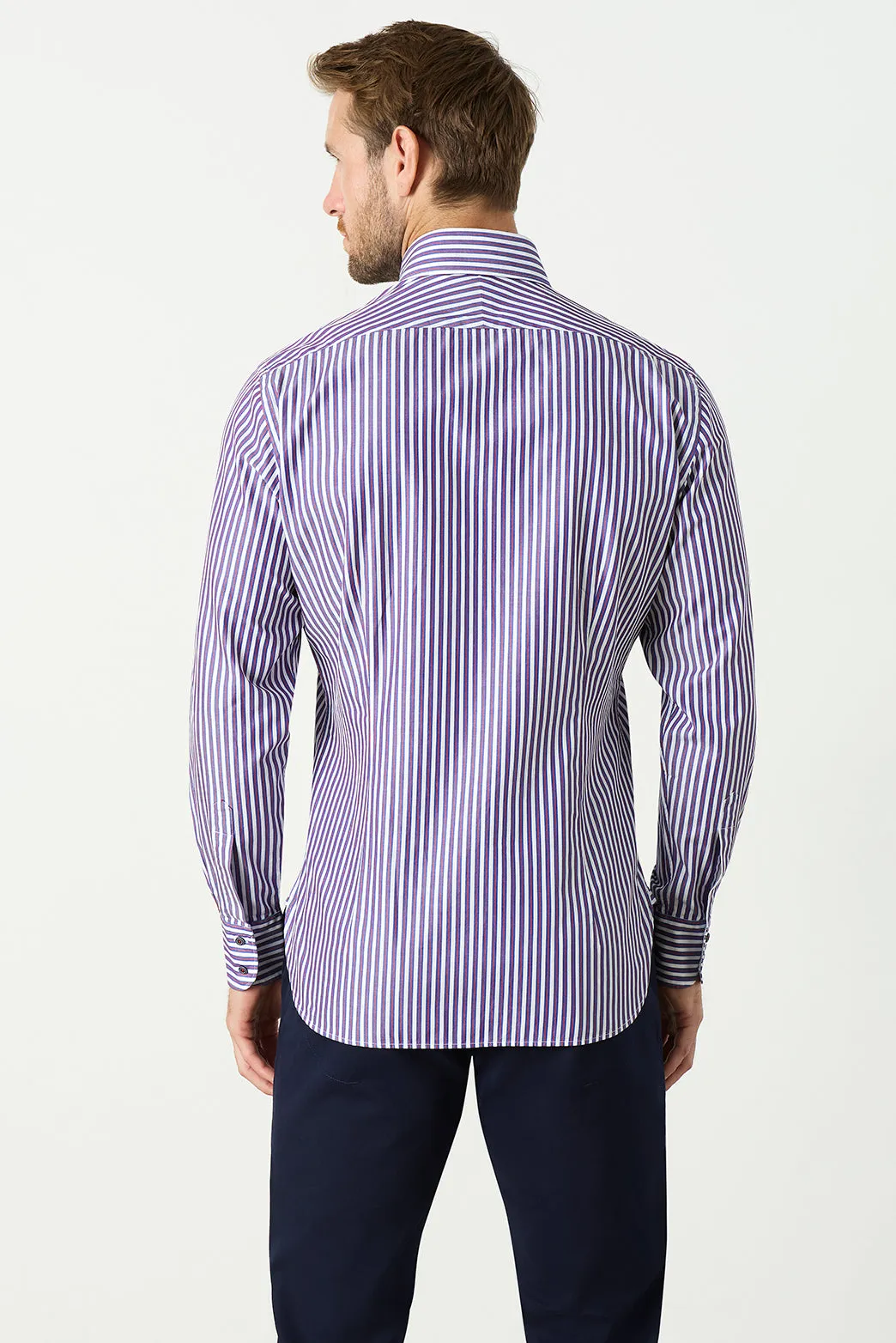Chester Stripe Shirt sold by M.J. Bale product image thumbnail 3