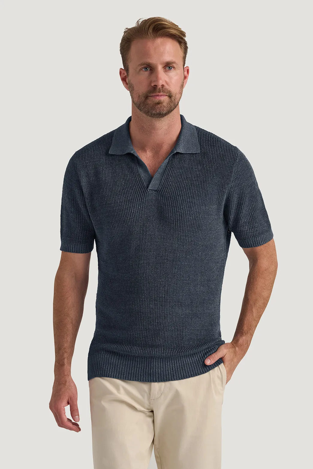 Pacha Knit Polo sold by M.J. Bale product image thumbnail 3