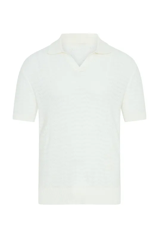 Lucas Knit Polo made by M.J. Bale