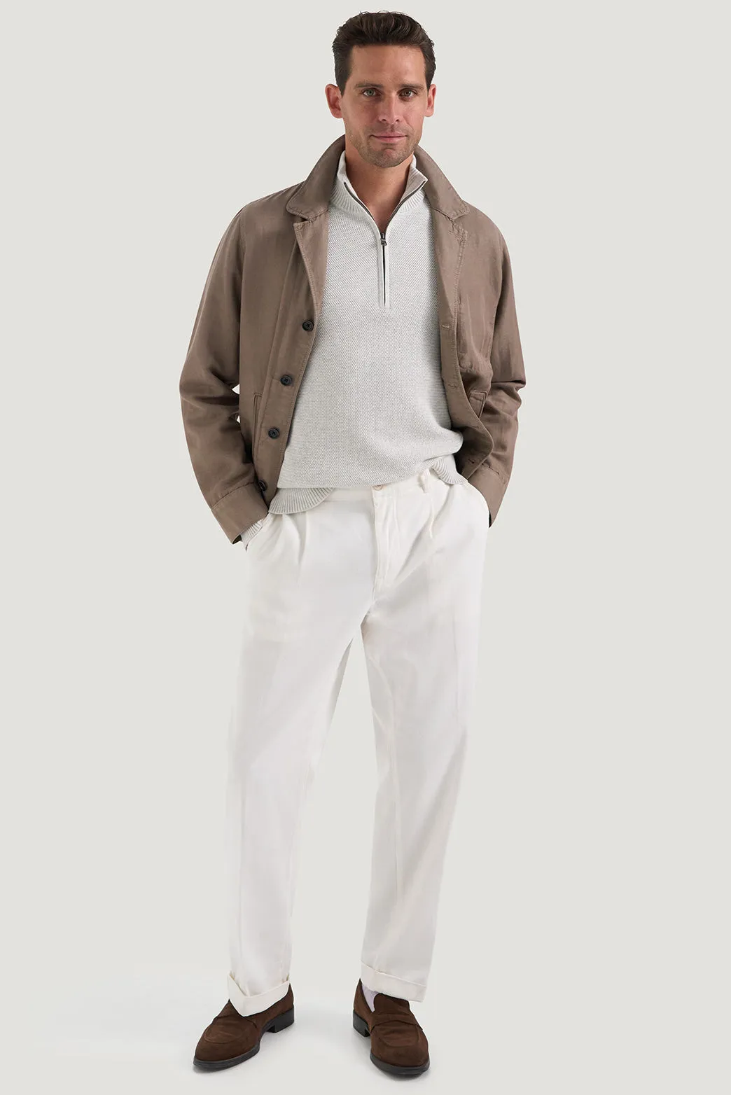 Stirling Texture 1/2 Zip Knit sold by M.J. Bale product image thumbnail 5