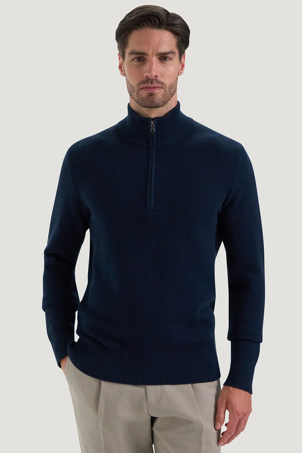 Stirling Texture 1/2 Zip Knit sold by M.J. Bale product image thumbnail 3