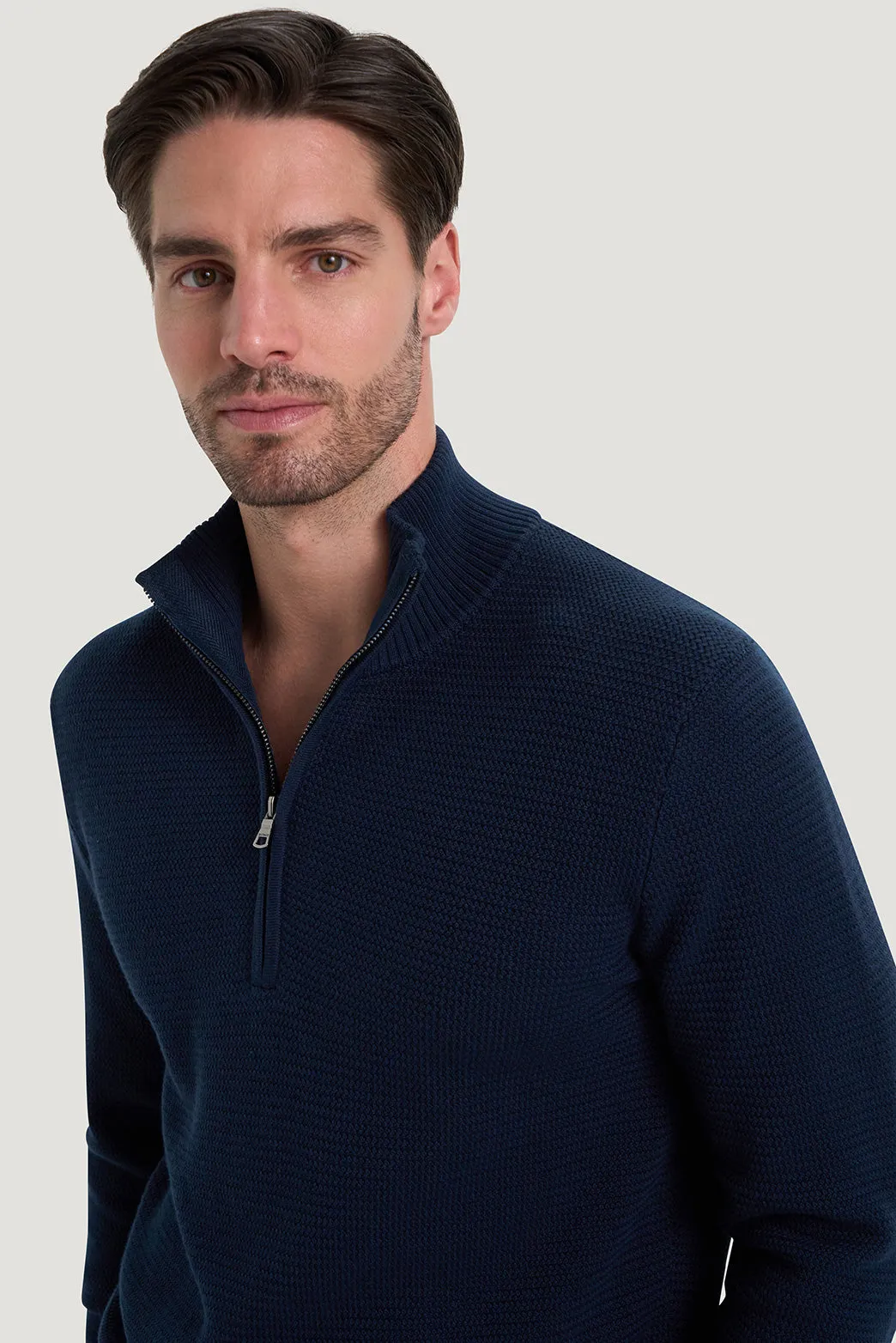 Stirling Texture 1/2 Zip Knit sold by M.J. Bale product image thumbnail 4