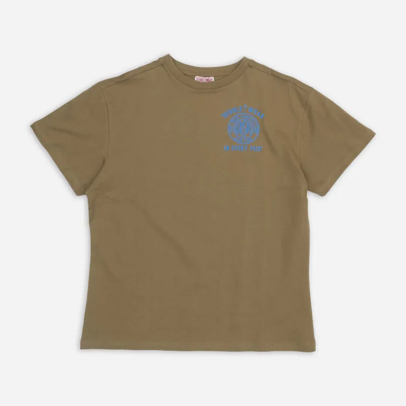 DUBBLE THE WEAR TEE - DARK OLIVE sold by Dubbleware
