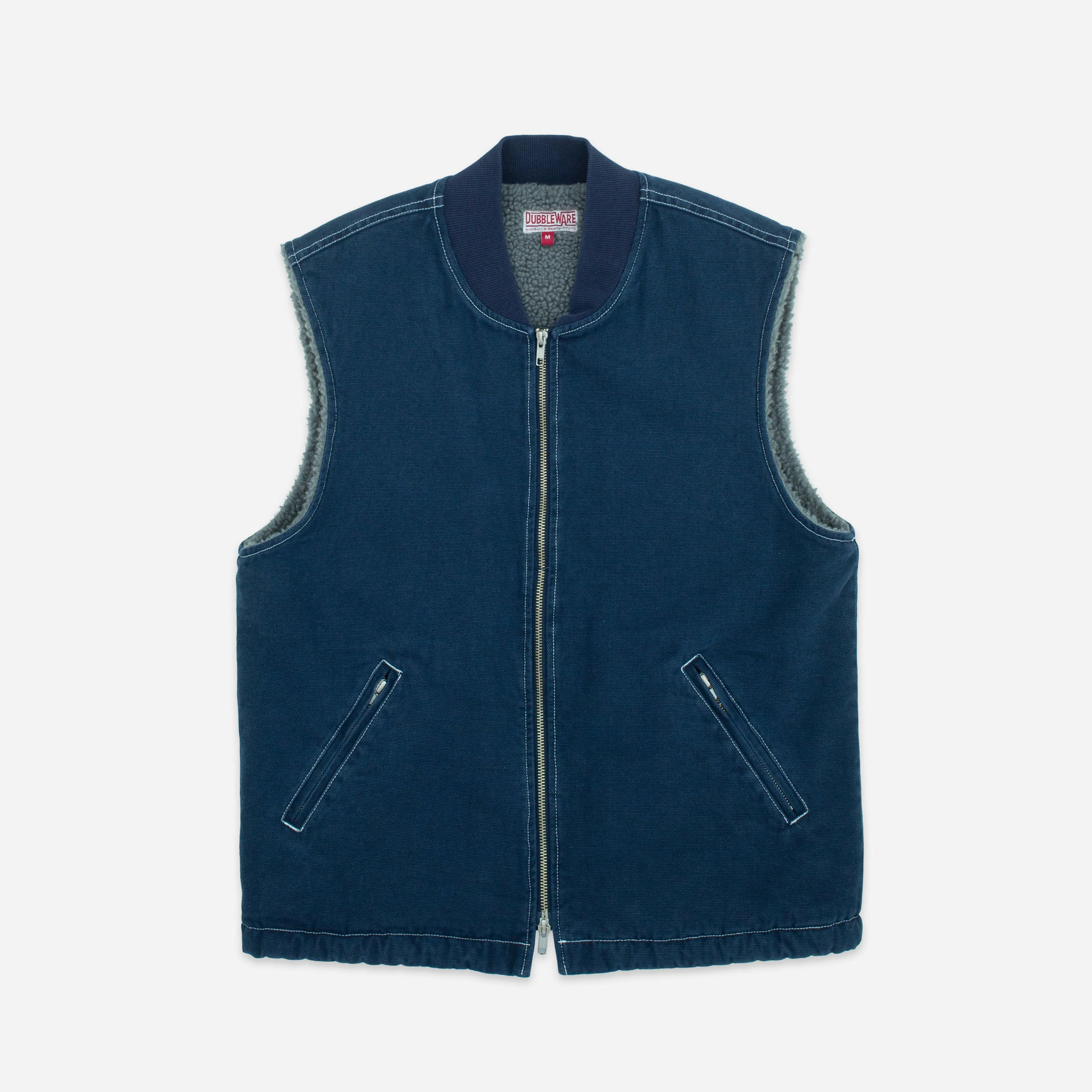 CAVVA FLEECE LINED VEST - NAVY sold by Dubbleware