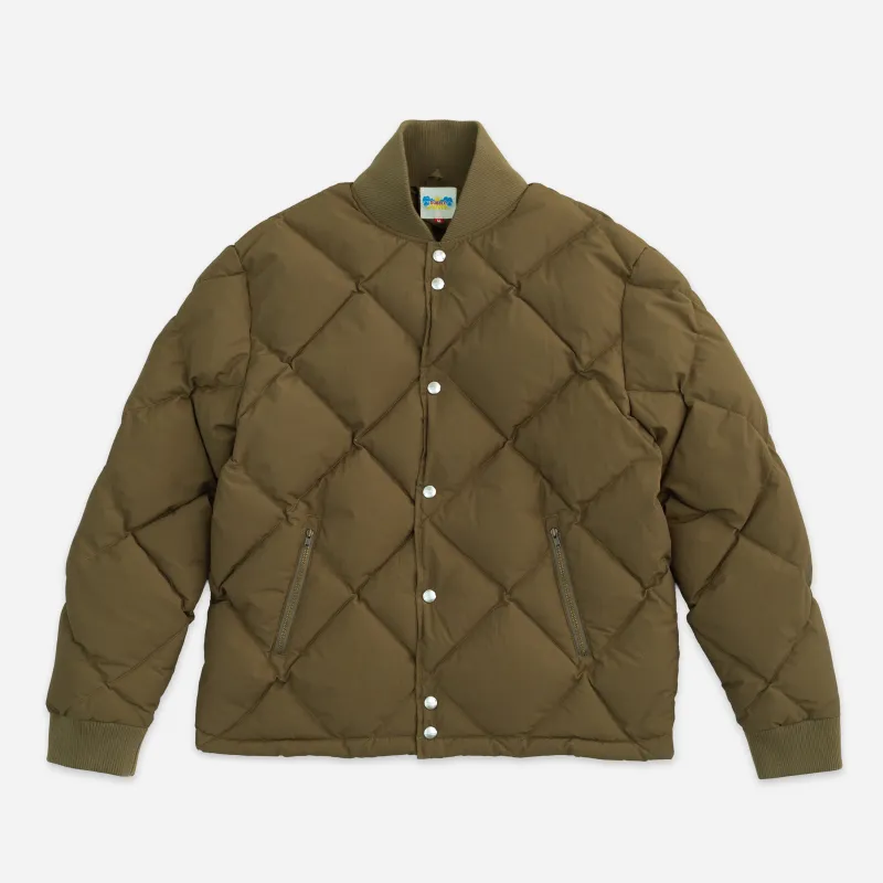 DUBBLE DOWN JACKET - MILITARY GREEN sold by Dubbleware