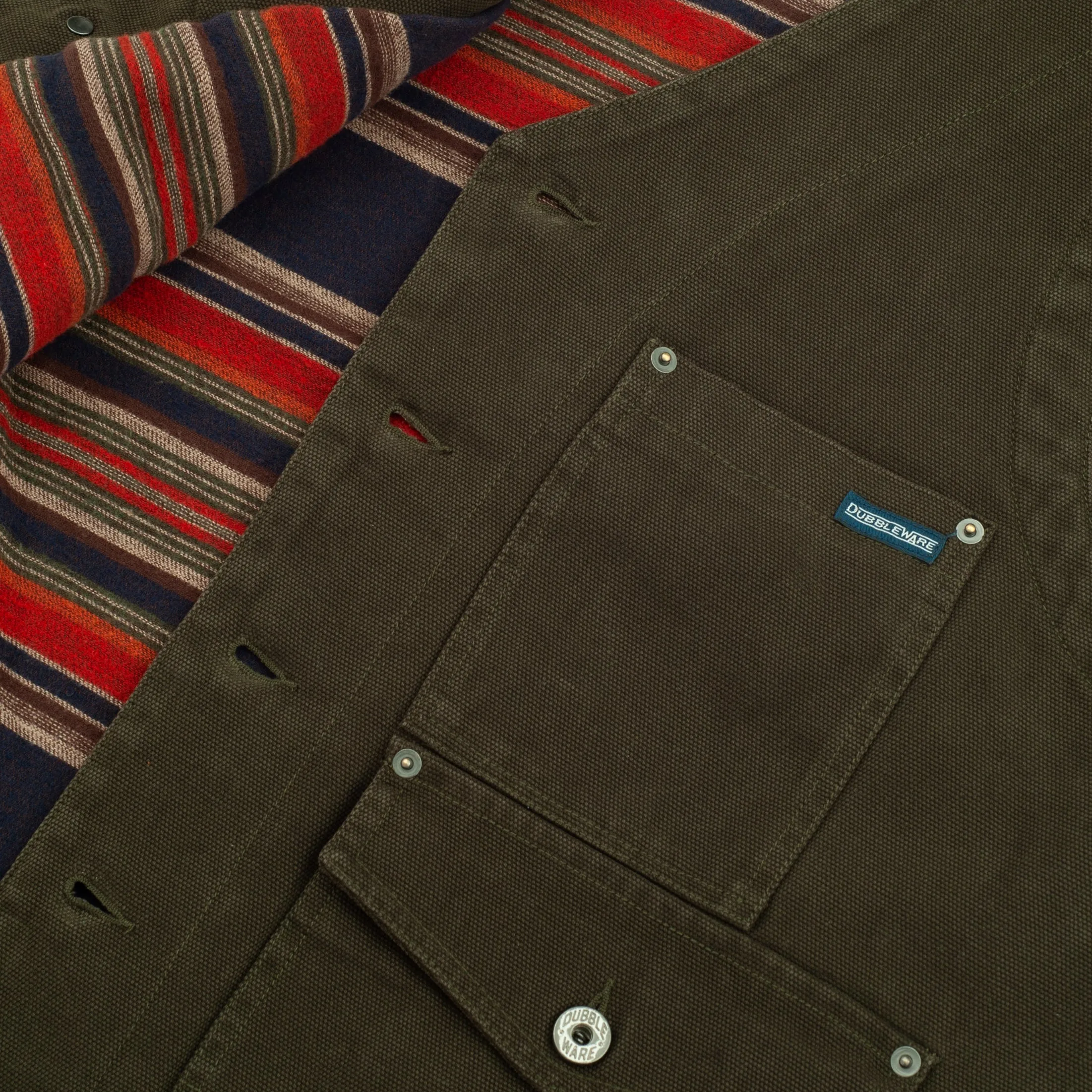 BLANDFORD FIELD VEST - OLIVE sold by Dubbleware product image thumbnail 5