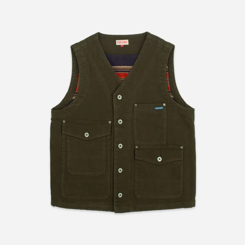 BLANDFORD FIELD VEST - OLIVE made by Dubbleware