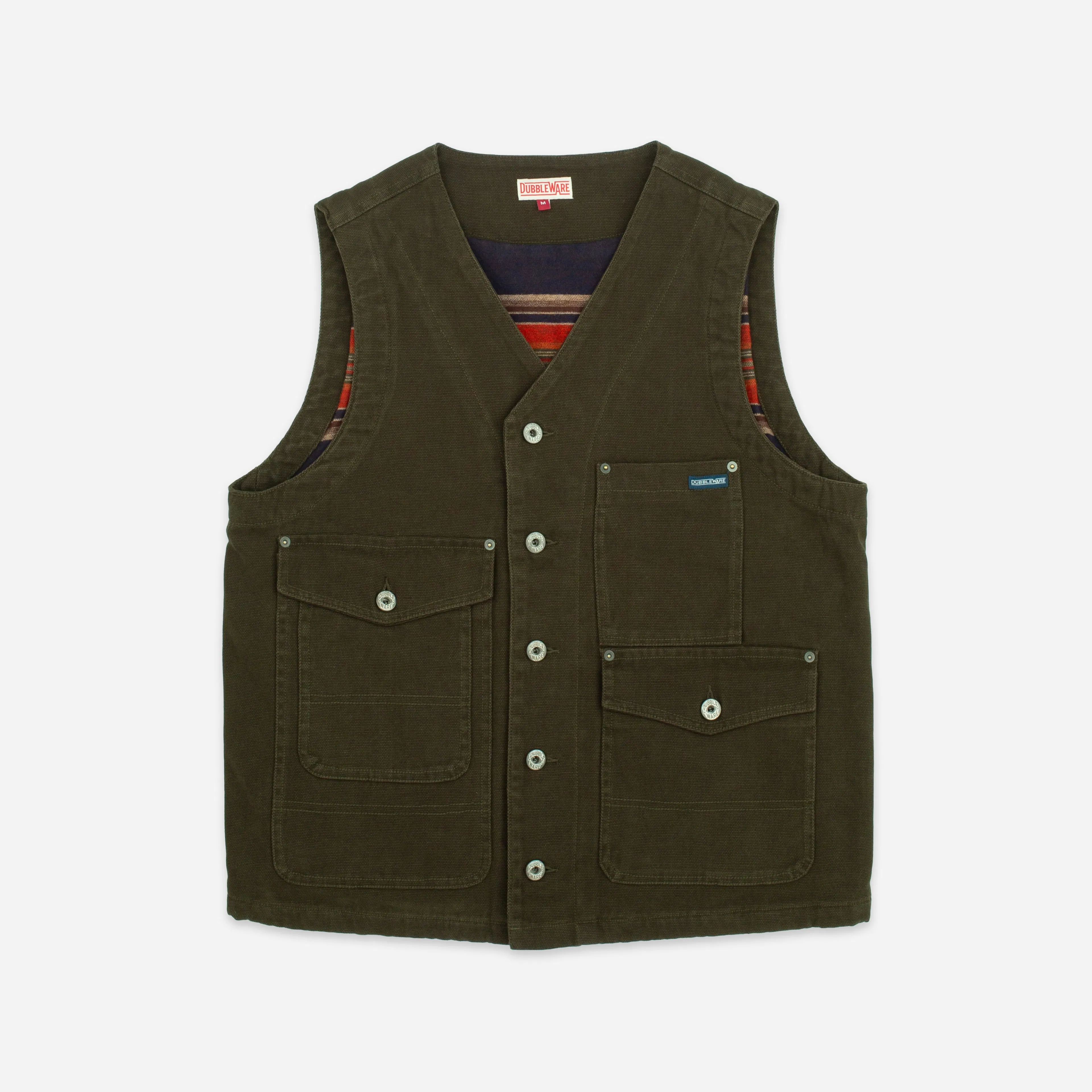 BLANDFORD FIELD VEST - OLIVE sold by Dubbleware