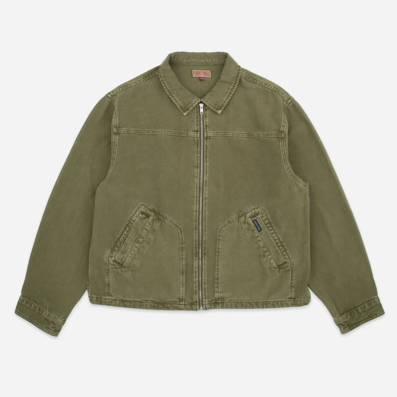 CROP JACKET - OLIVE sold by Dubbleware