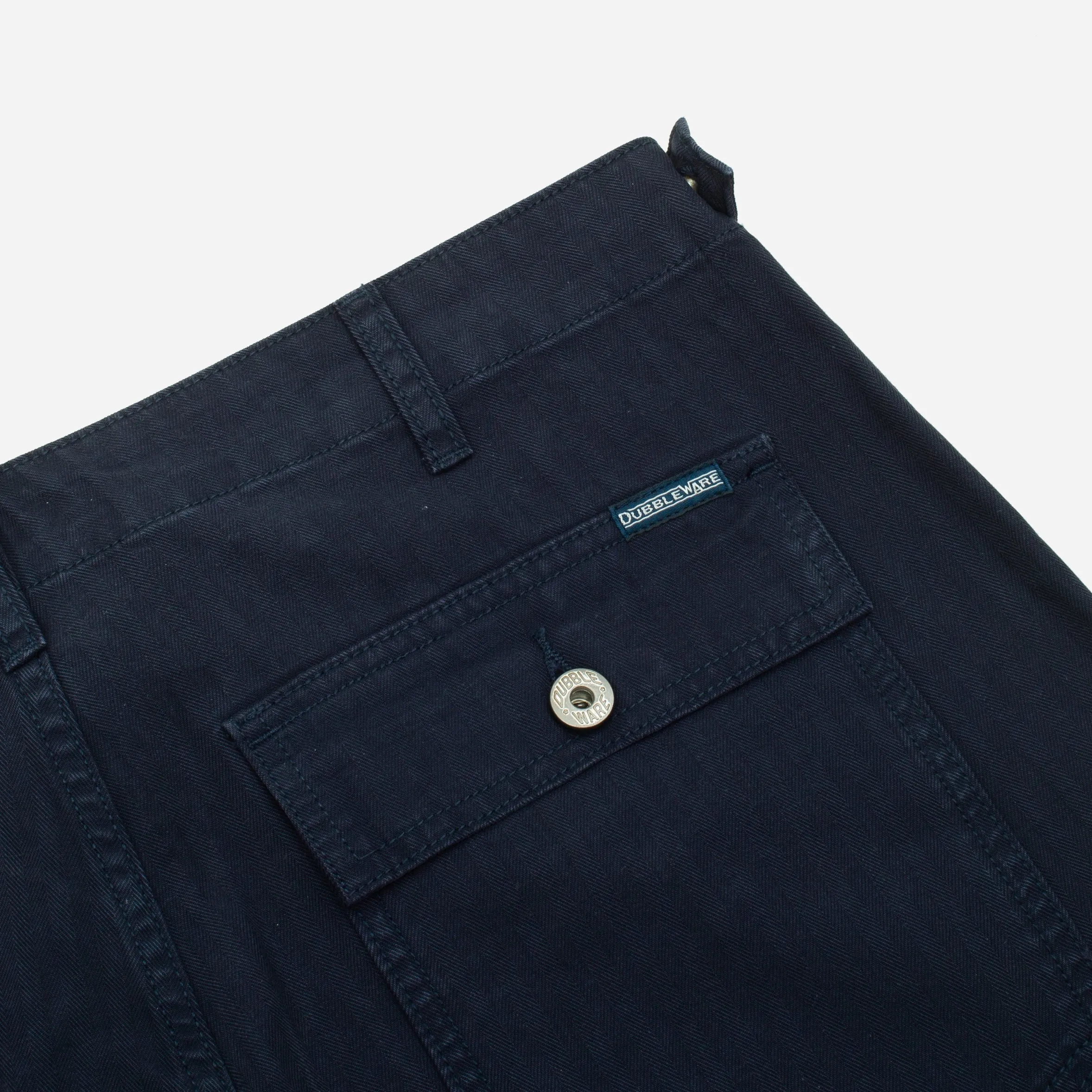 HERRINGBONE FATIGUE PANT - NAVY sold by Dubbleware product image thumbnail 4