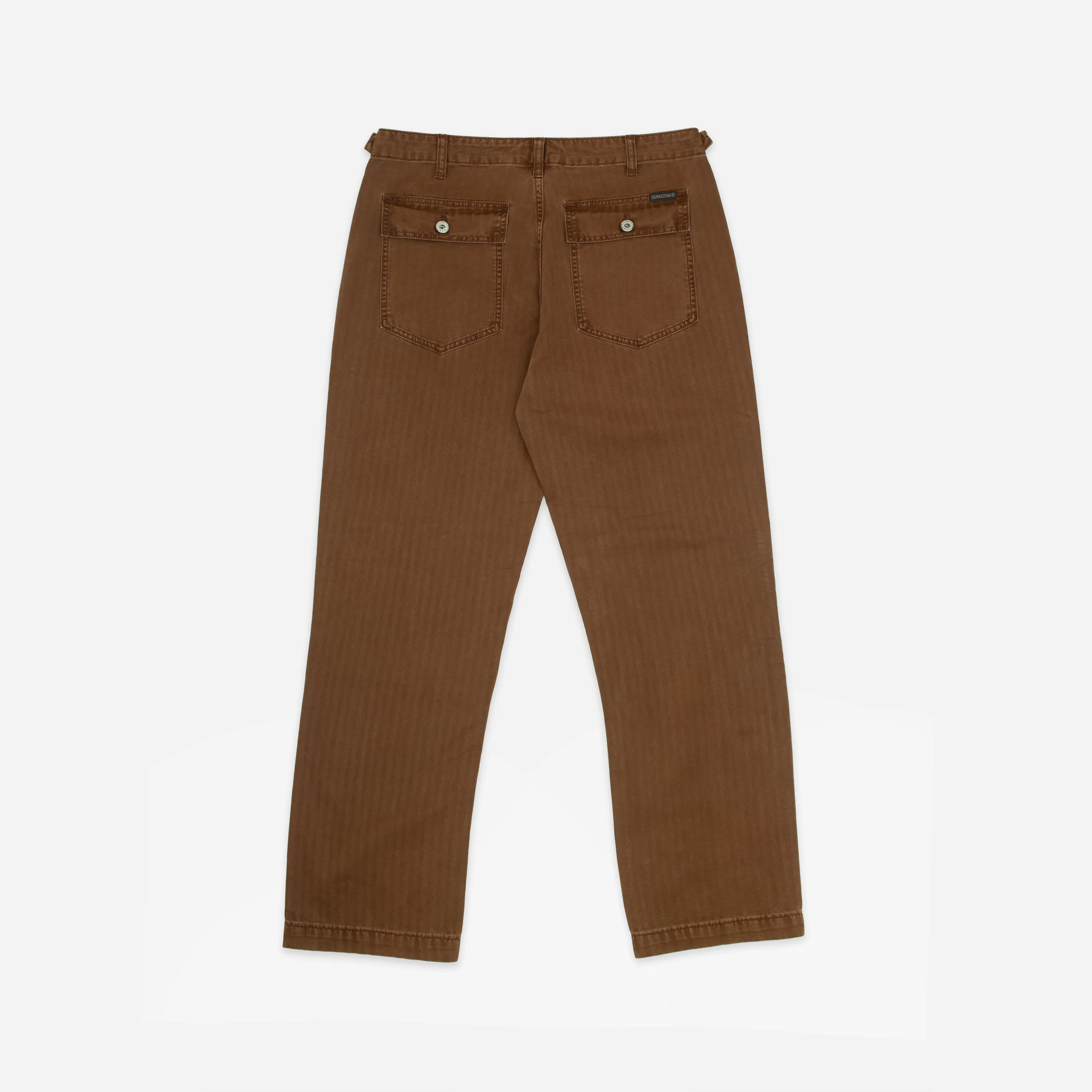 HERRINGBONE FATIGUE PANT - BROWN sold by Dubbleware product image thumbnail 3