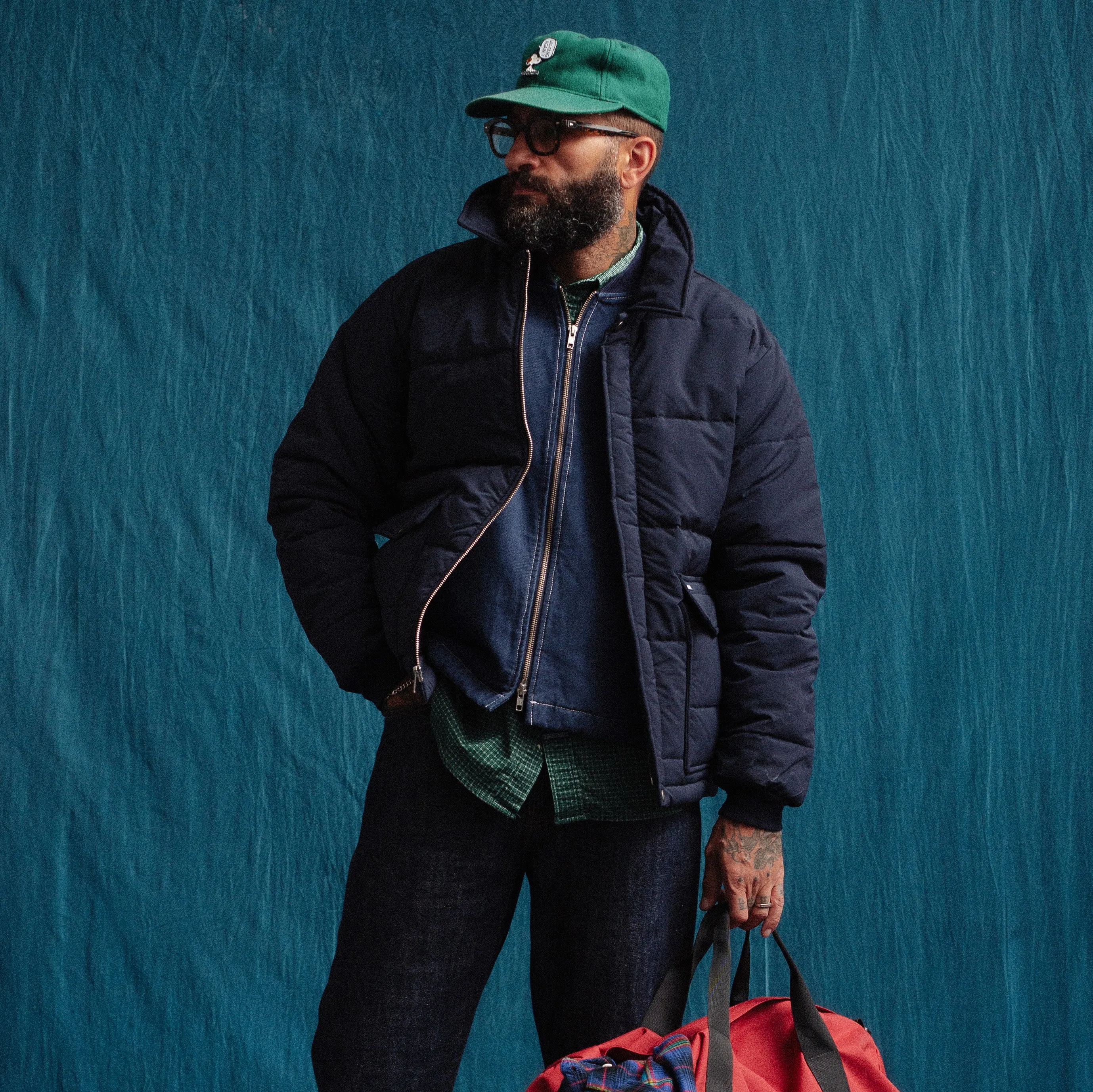 GRAIN JACKET - NAVY sold by Dubbleware product image thumbnail 2