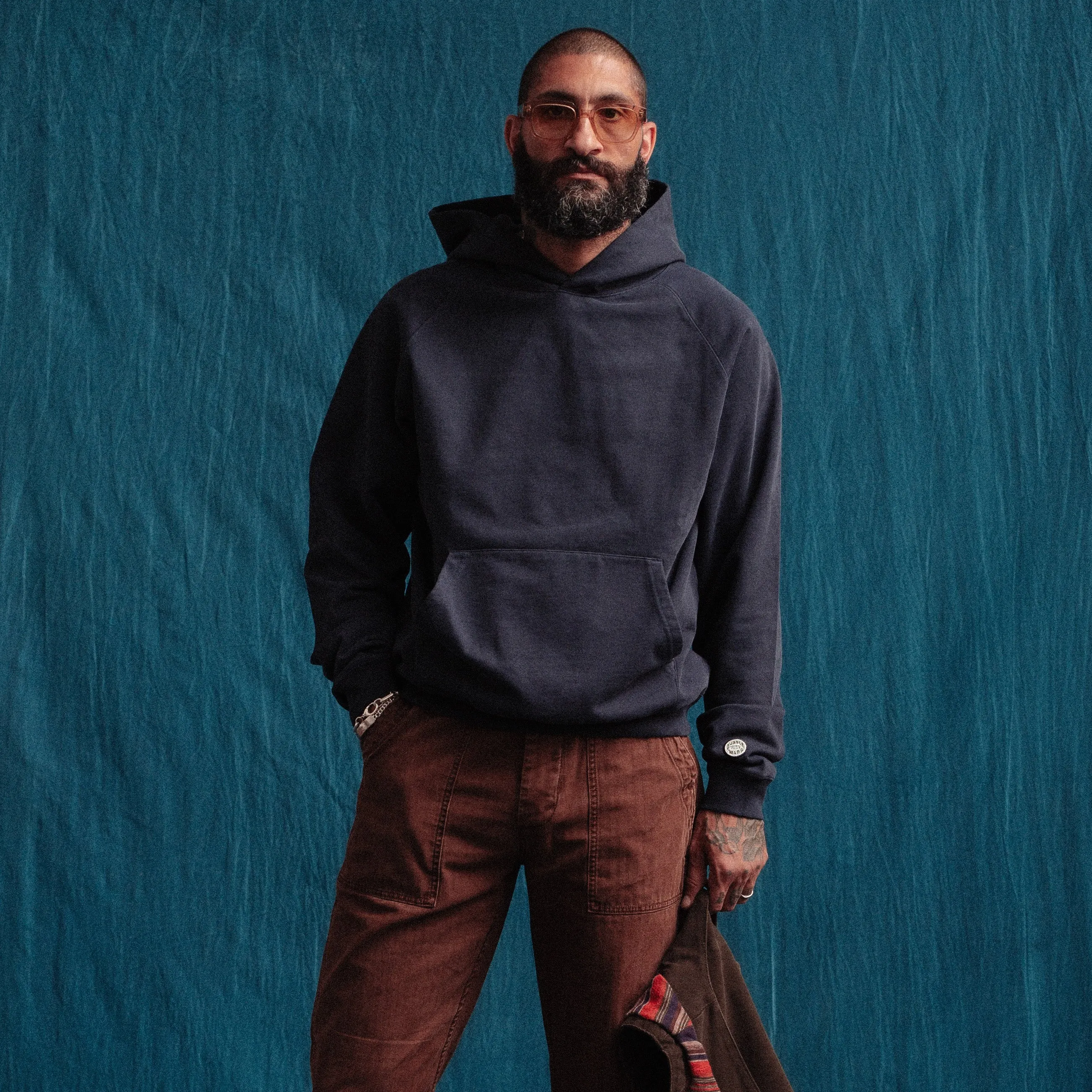 CLASSIC HOODIE - NAVY sold by Dubbleware product image thumbnail 2