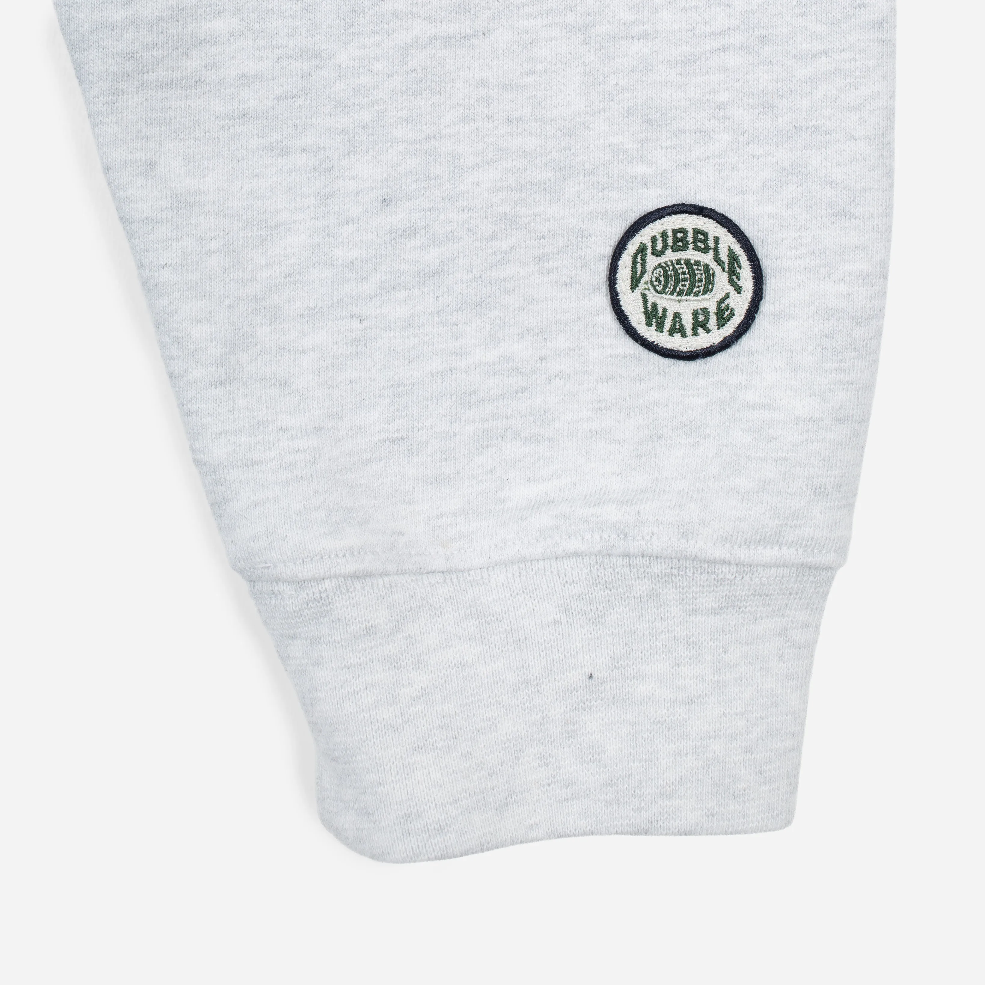 CREW SWEATSHIRT - ASH GREY HEATHER sold by Dubbleware product image thumbnail 4