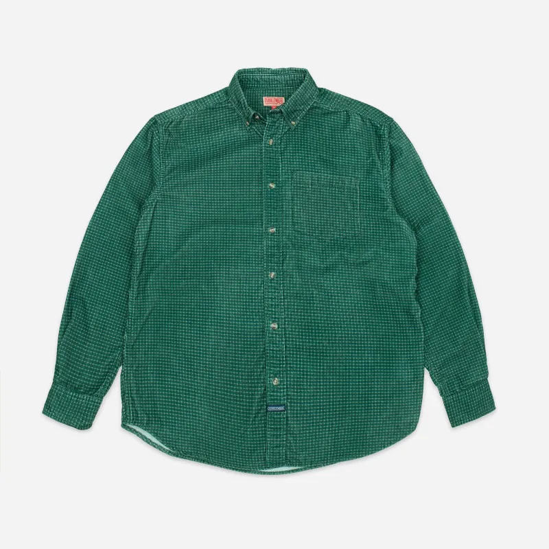 VINTAGE B.D CORD SHIRT - GREEN BOX sold by Dubbleware