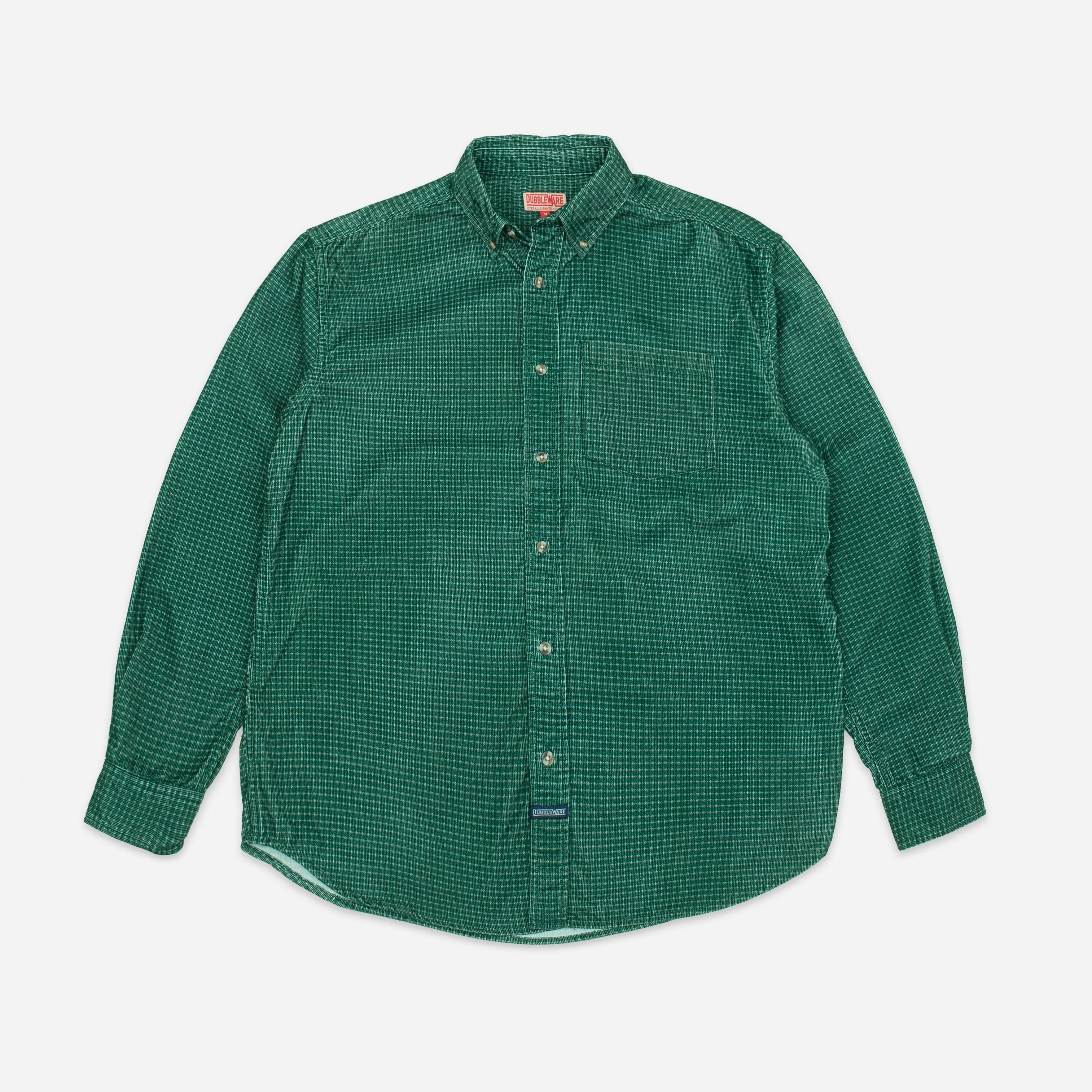 VINTAGE B.D CORD SHIRT - GREEN BOX sold by Dubbleware