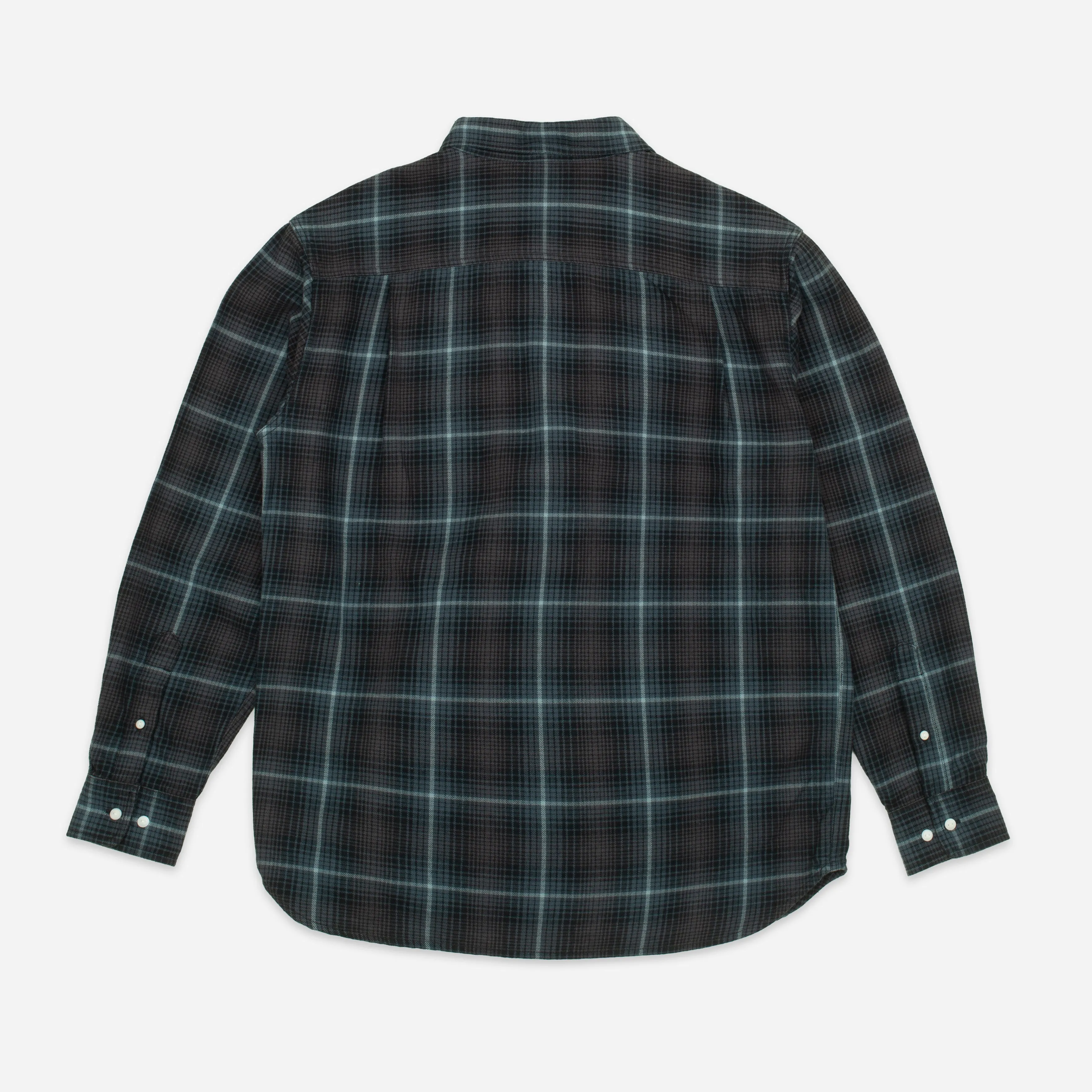 HERITAGE CHECK WORK SHIRT - BROWN/GREEN sold by Dubbleware product image thumbnail 3
