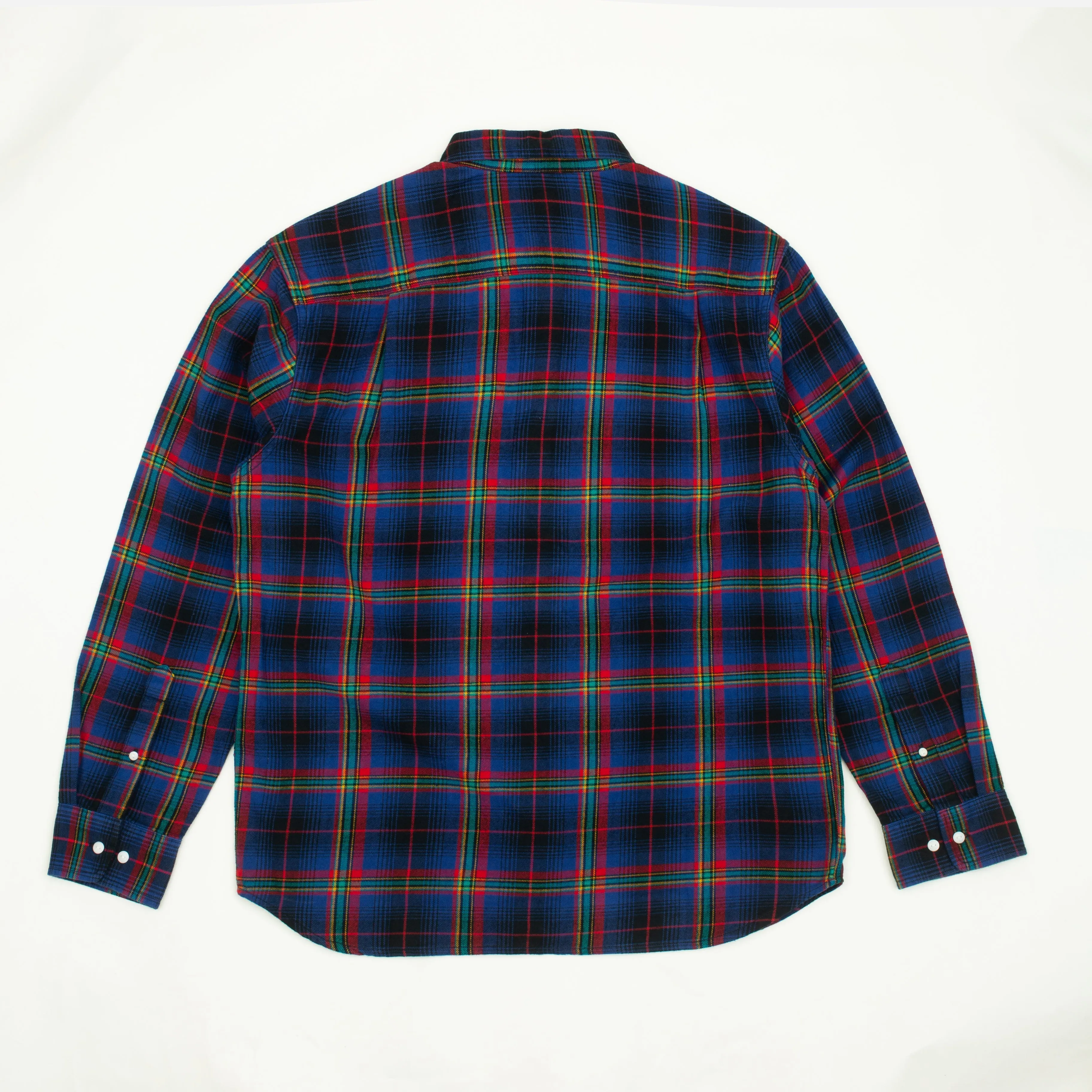HERITAGE CHECK WORK SHIRT - BLUE/RED-MIX sold by Dubbleware product image thumbnail 3