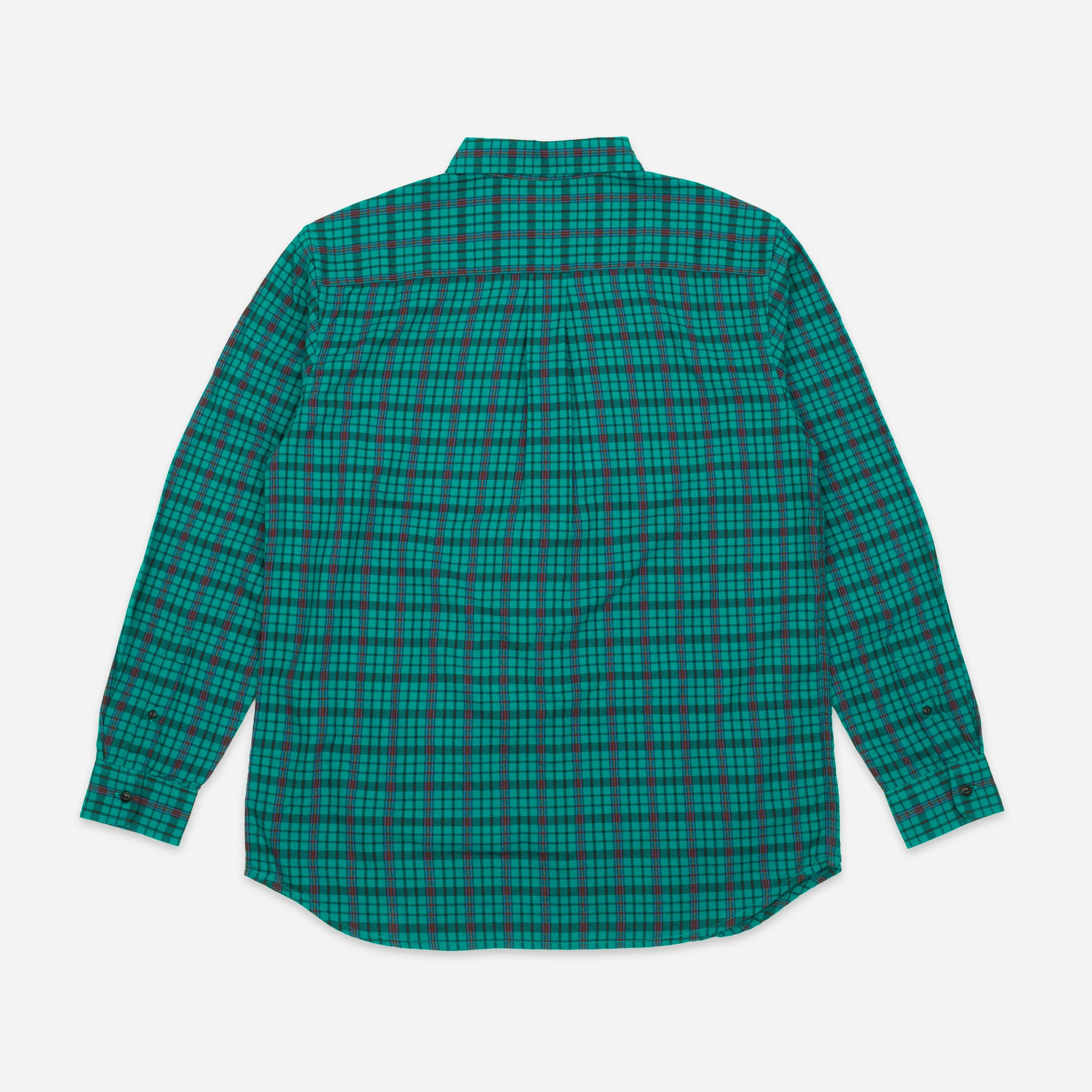 POP CHECK SHIRT- GREEN/BLACK sold by Dubbleware product image thumbnail 3