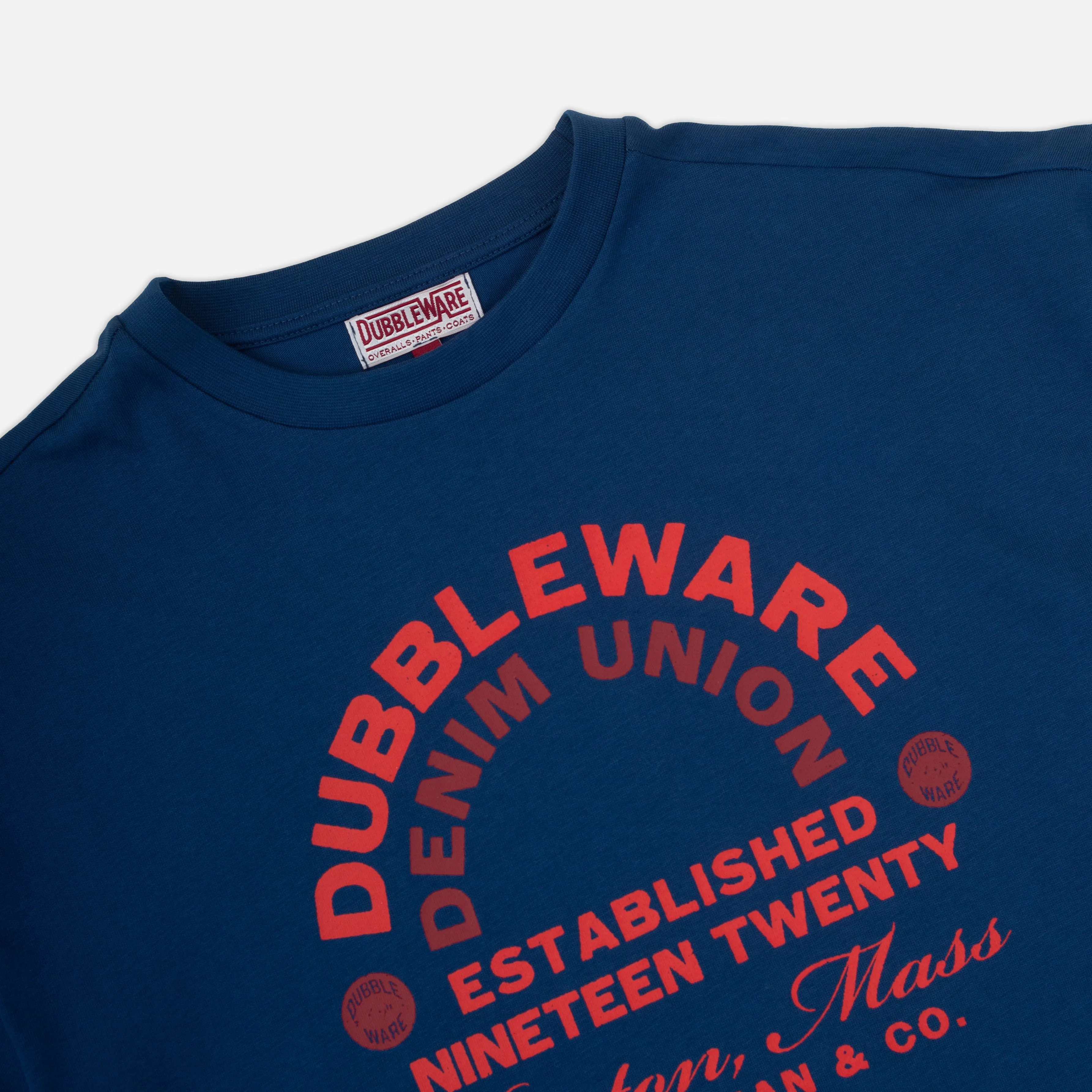 DENIM UNION T-SHIRT - NAVY sold by Dubbleware product image thumbnail 3