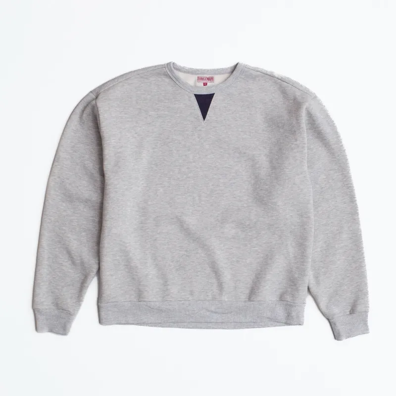 CONTRAST SWEATSHIRT - HEATHER / GREY sold by Dubbleware