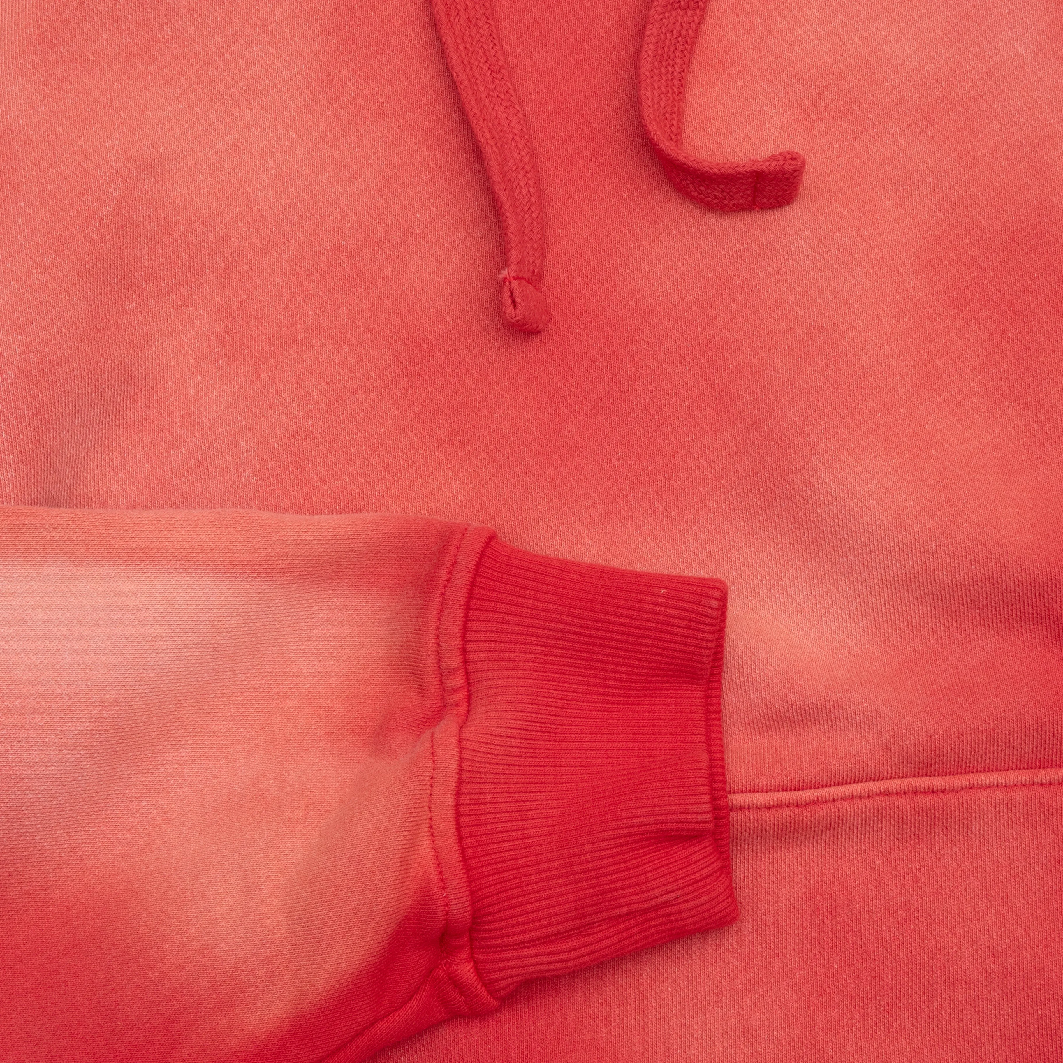 SUN FADED HOODIE - WASHED RED sold by Dubbleware product image thumbnail 4