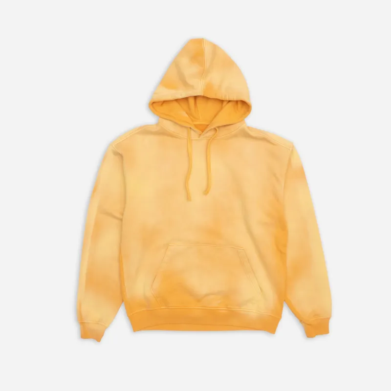 SUN FADED POPOVER HOODIE - WASHED YELLOW sold by Dubbleware