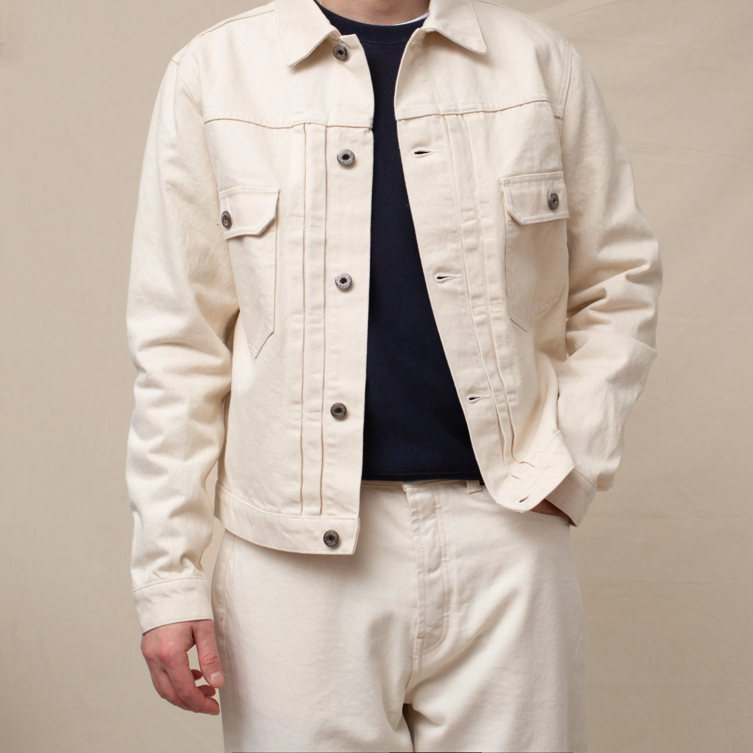 TYPE II DENIM JACKET - ECRU sold by Dubbleware product image thumbnail 5