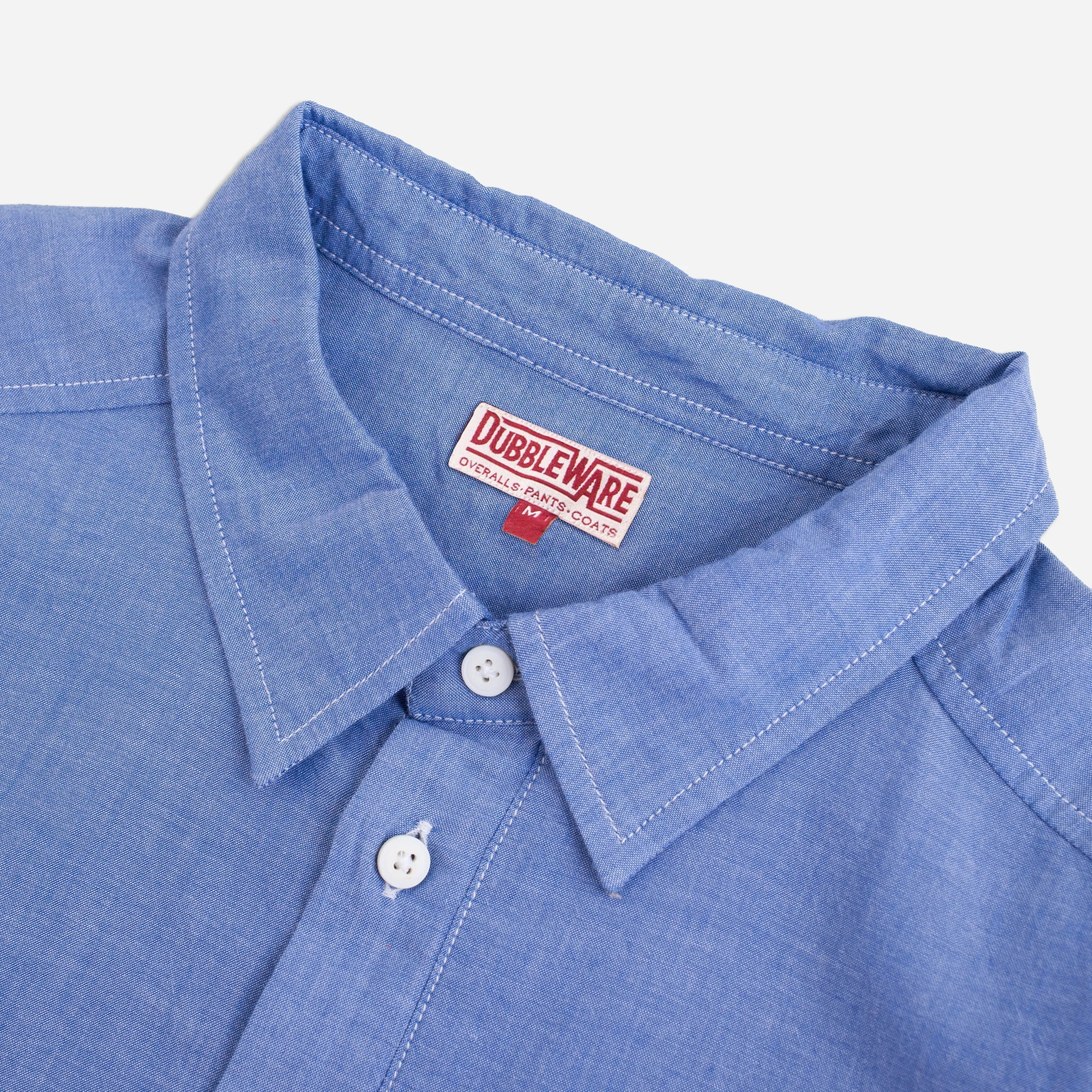 CHAMBRAY PULLOVER SHIRT - NAVY sold by Dubbleware product image thumbnail 3