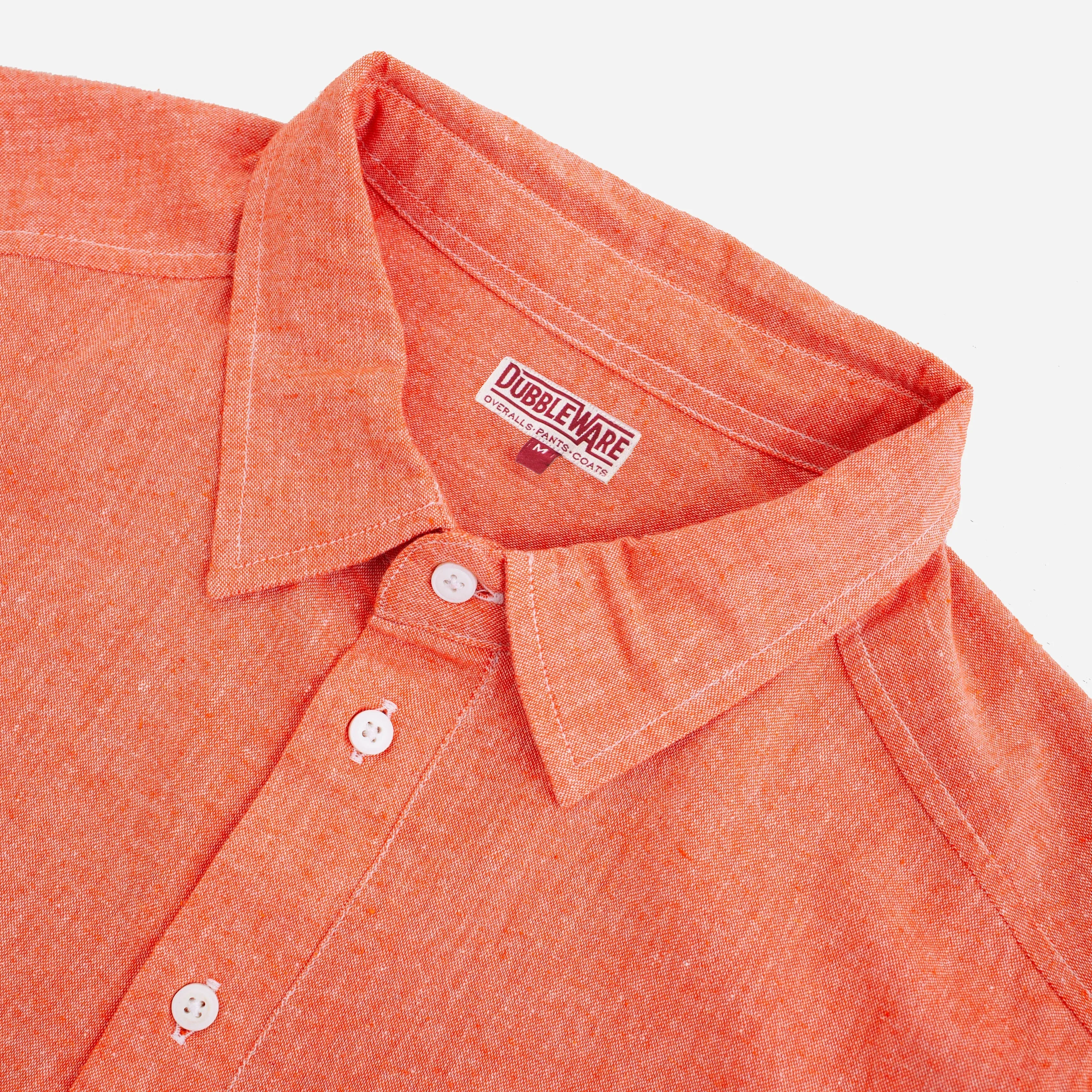 CHAMBRAY PULLOVER SHIRT - RED sold by Dubbleware product image thumbnail 3