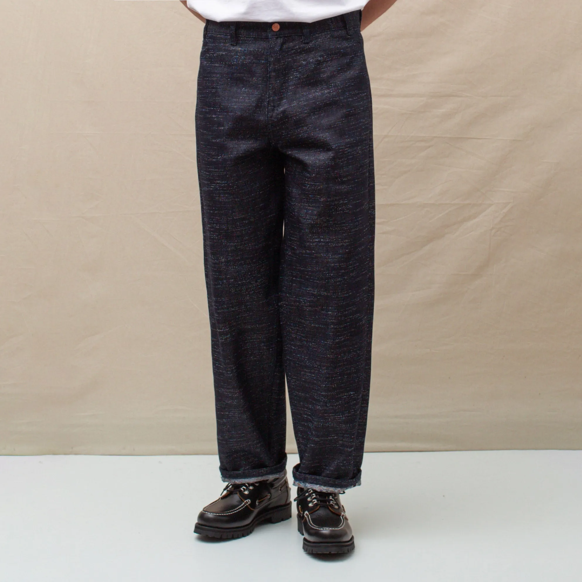 RAINBOW SELVEDGE STRAIGHT LEG DENIM JEAN - RAW INDIGO sold by Dubbleware product image thumbnail 5
