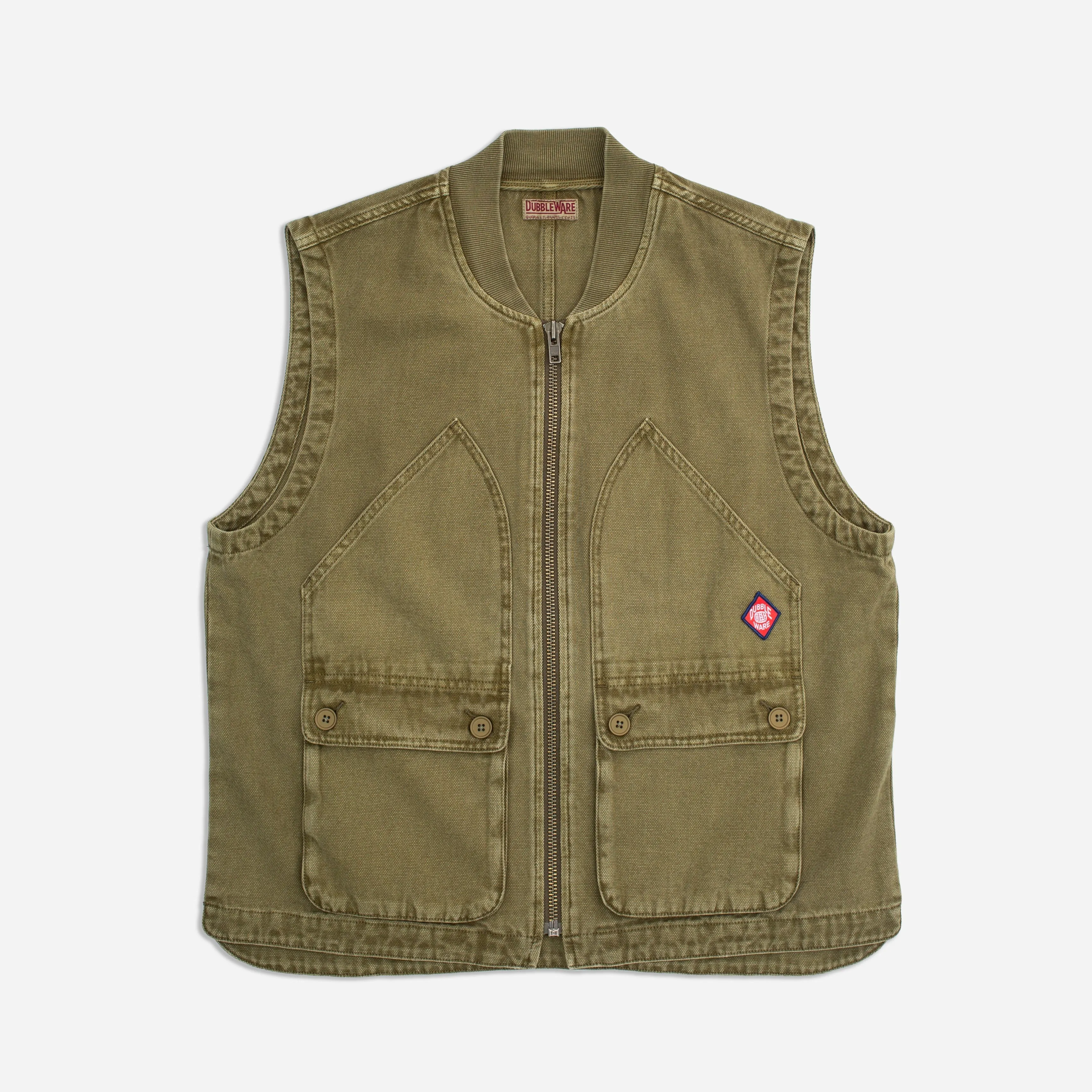 WORK VEST - MILITARY GREEN sold by Dubbleware