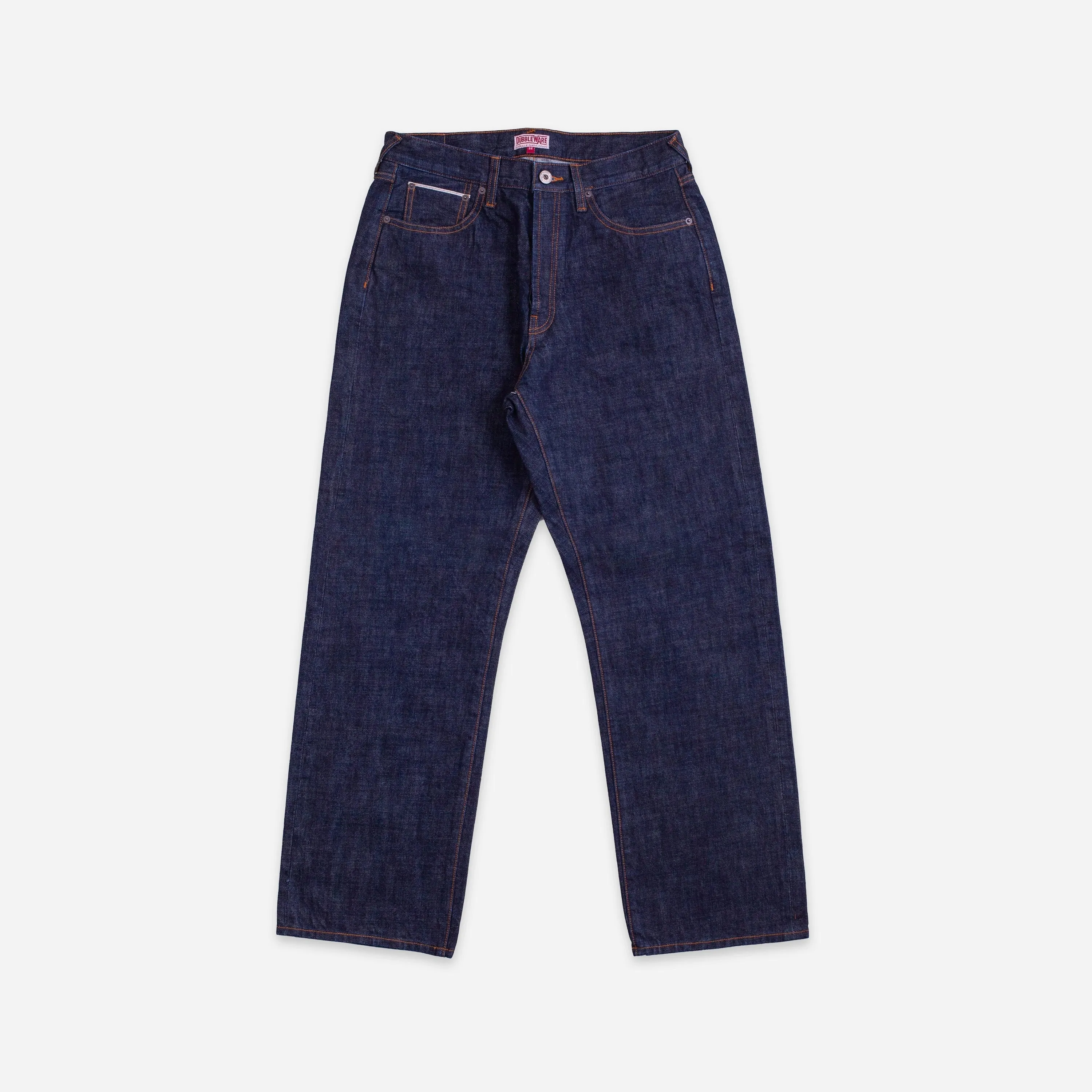 SELVEDGE STRAIGHT LEG DENIM JEAN - INDIGO sold by Dubbleware