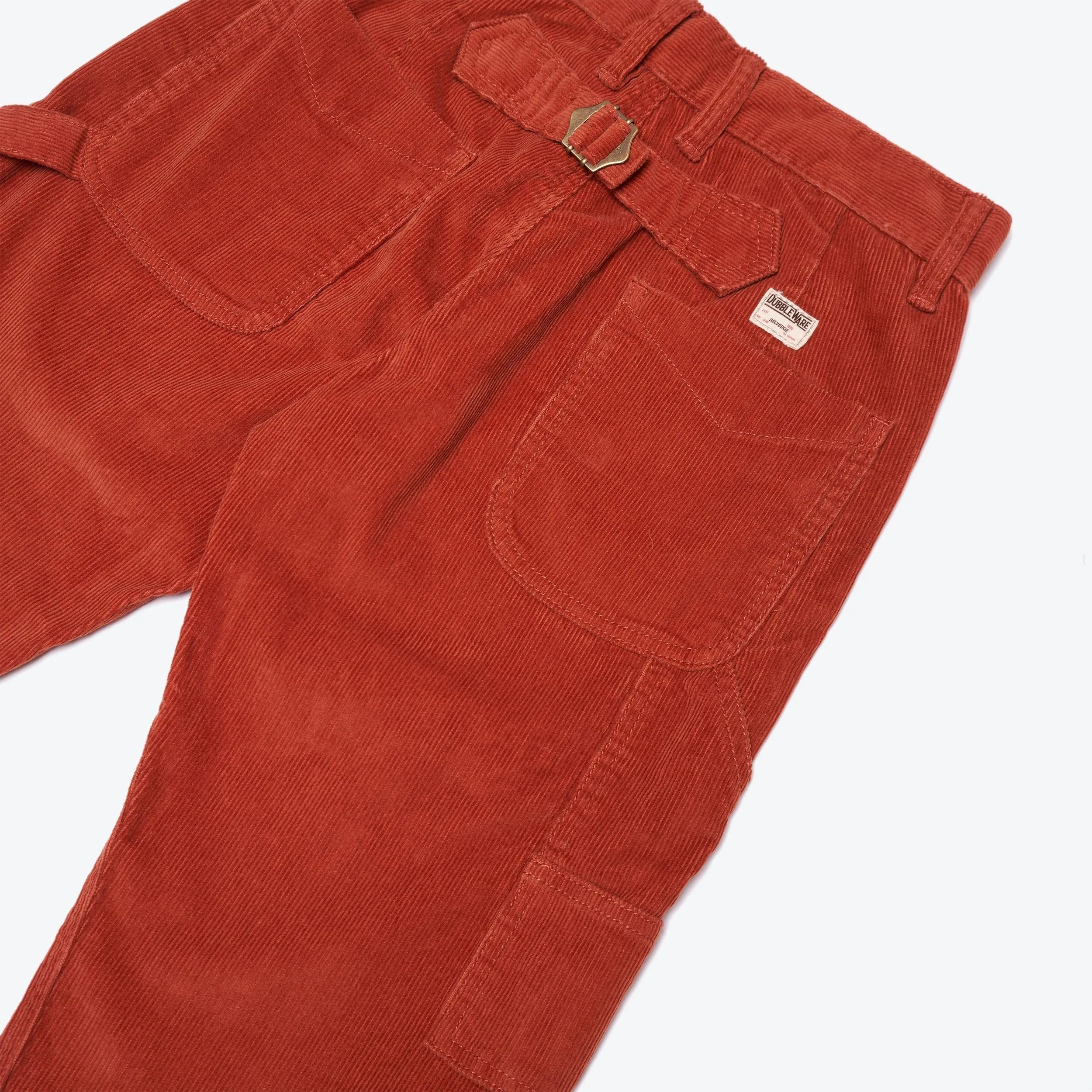 Women's Avignon Carpenter Pant - Rust Corduroy sold by Dubbleware product image thumbnail 3