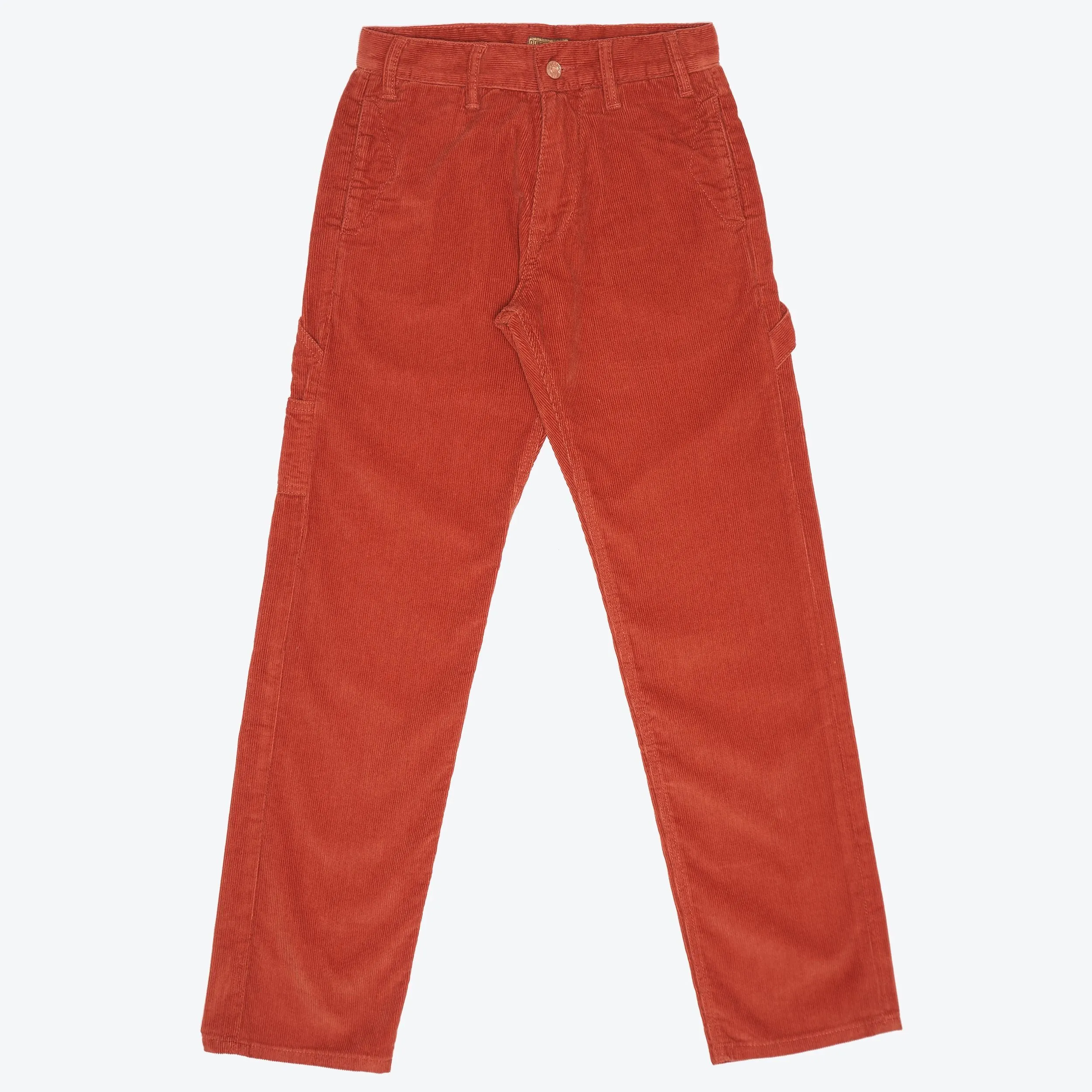 Women's Avignon Carpenter Pant - Rust Corduroy sold by Dubbleware