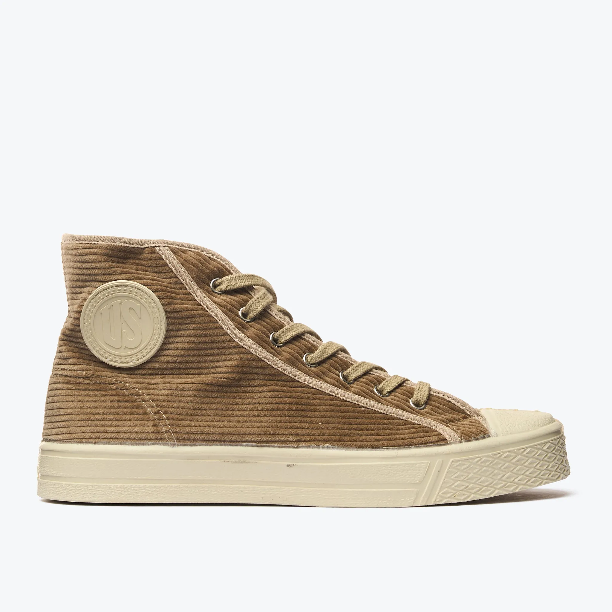 Military Cord High Top - Brown sold by Dubbleware