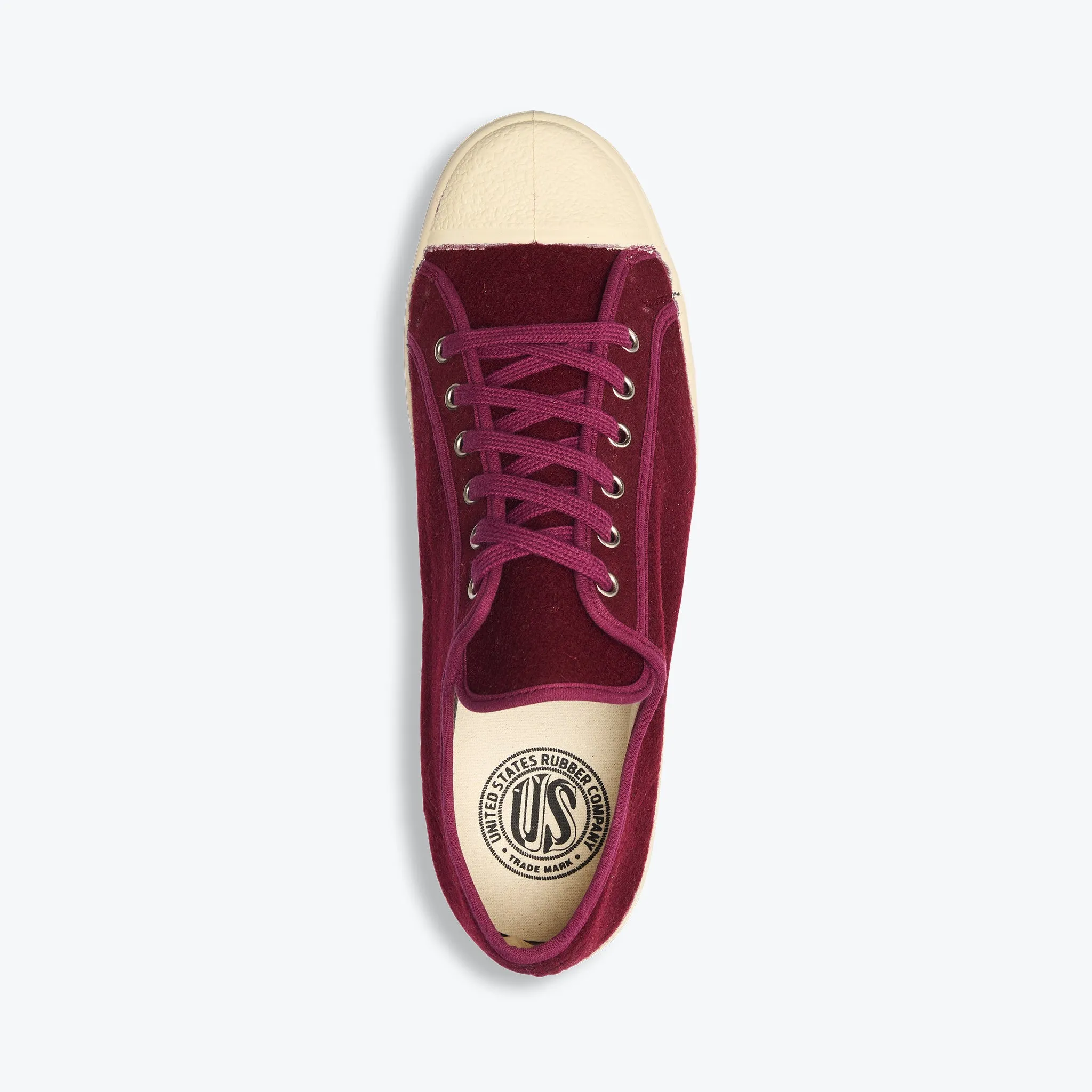 Military Felt Low Top - Bordeaux sold by Dubbleware product image thumbnail 4