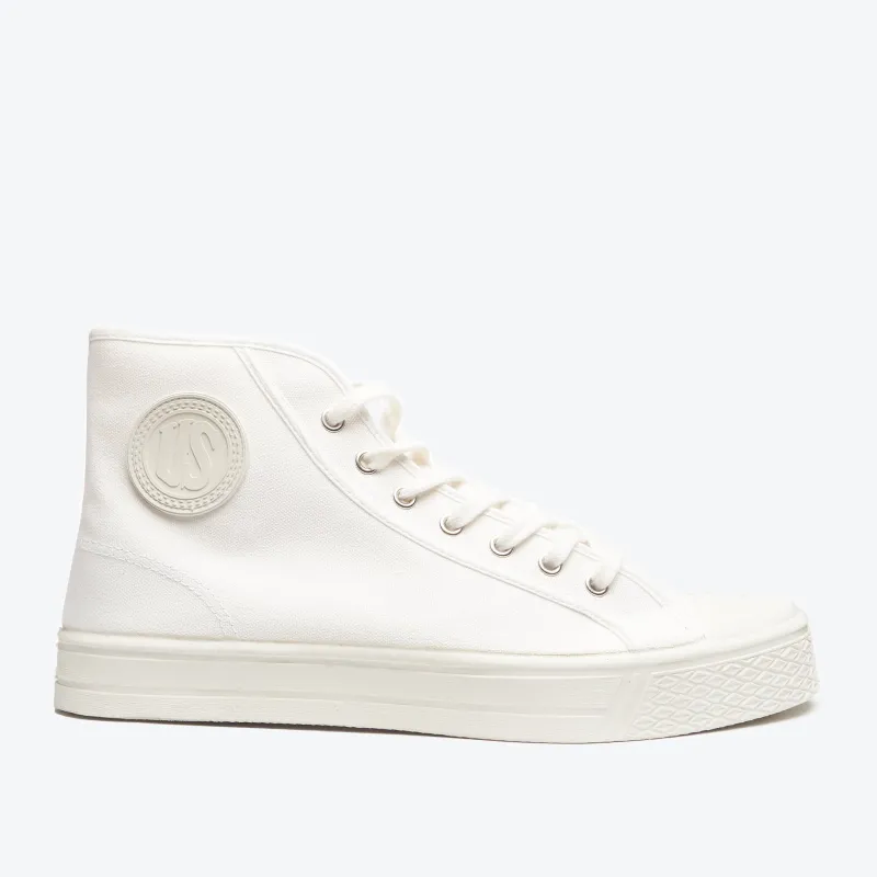 Military High Top - White sold by Dubbleware