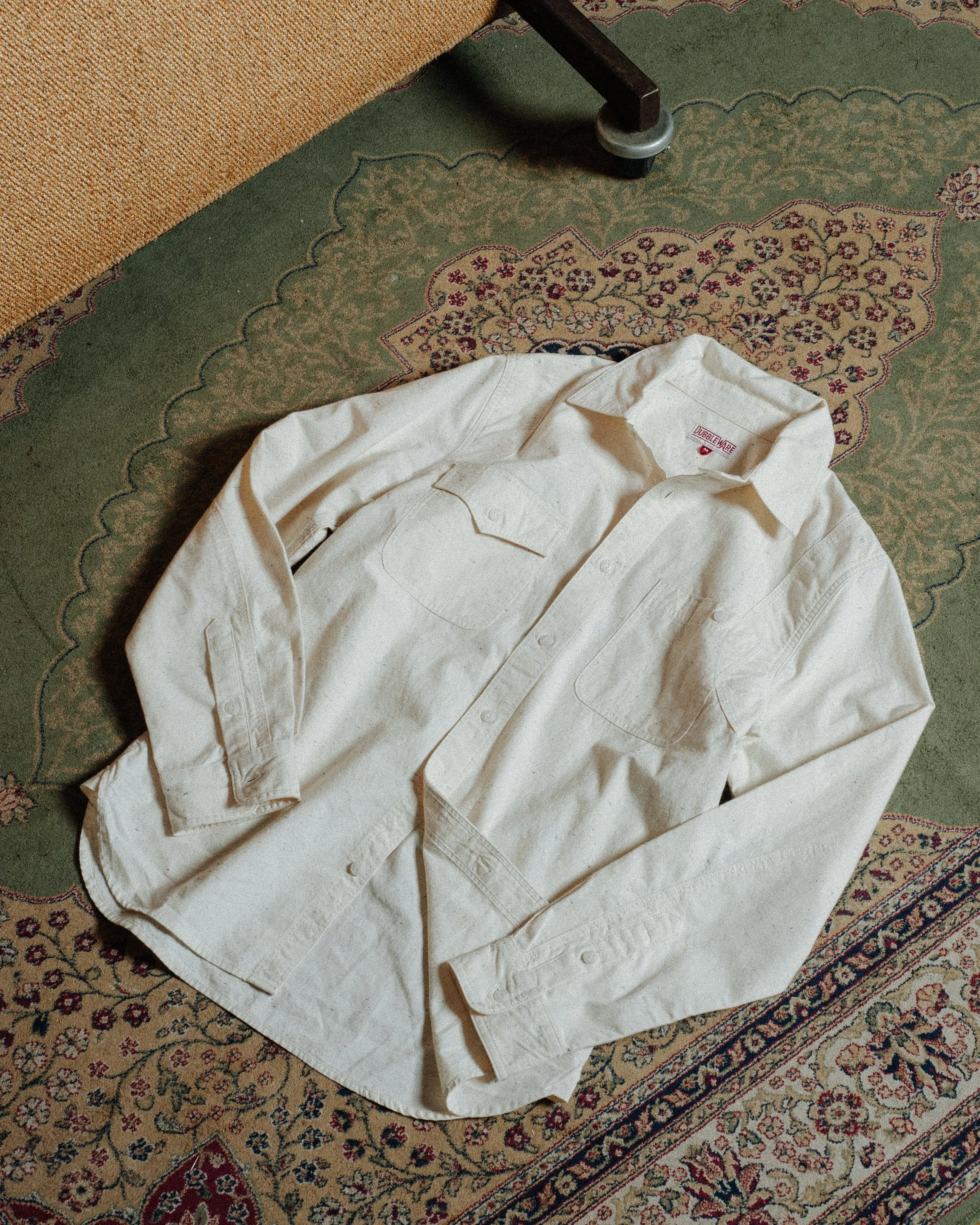 BROCKTON REINFORCED WORK SHIRT - ECRU sold by Dubbleware product image thumbnail 5