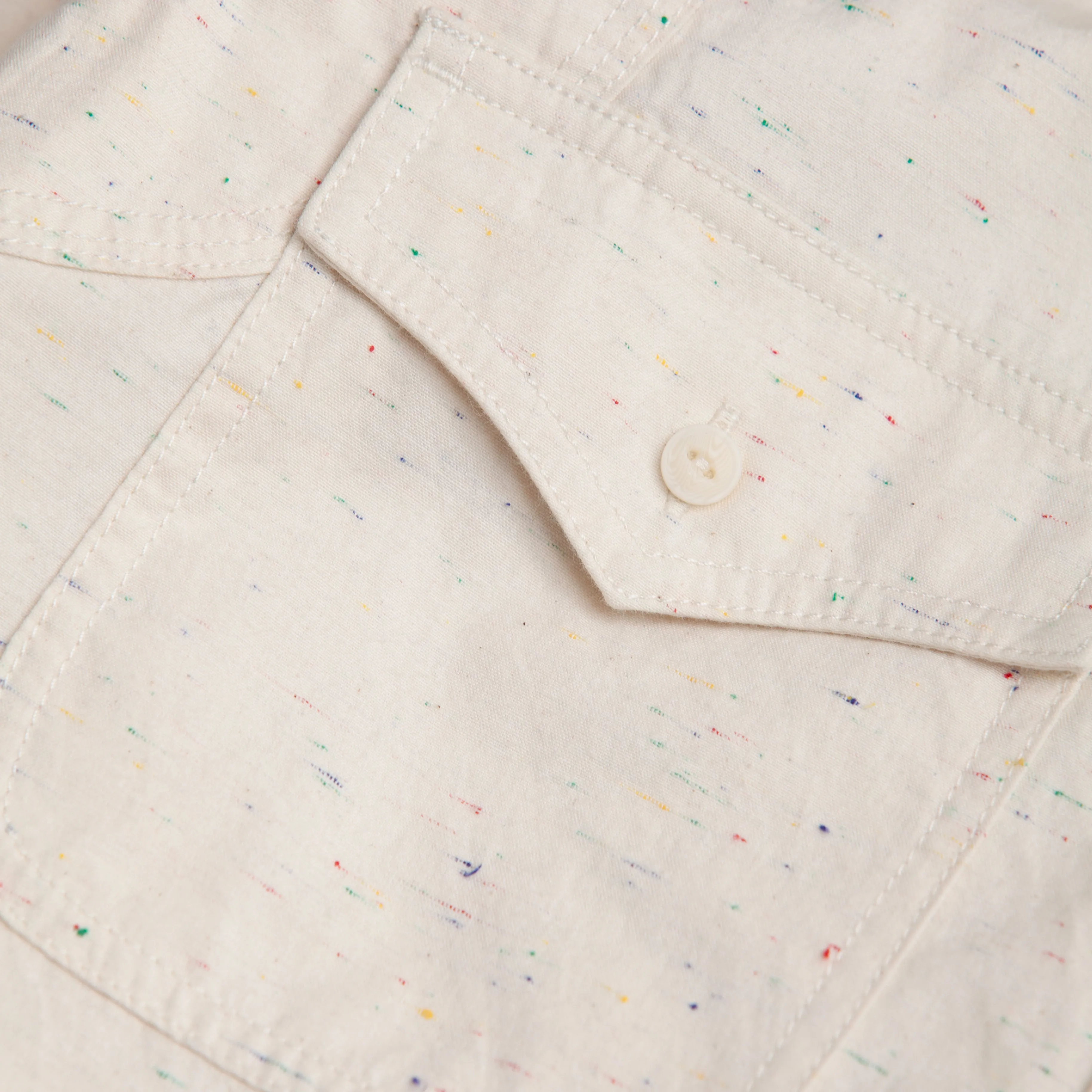 BROCKTON REINFORCED WORK SHIRT - ECRU sold by Dubbleware product image thumbnail 3