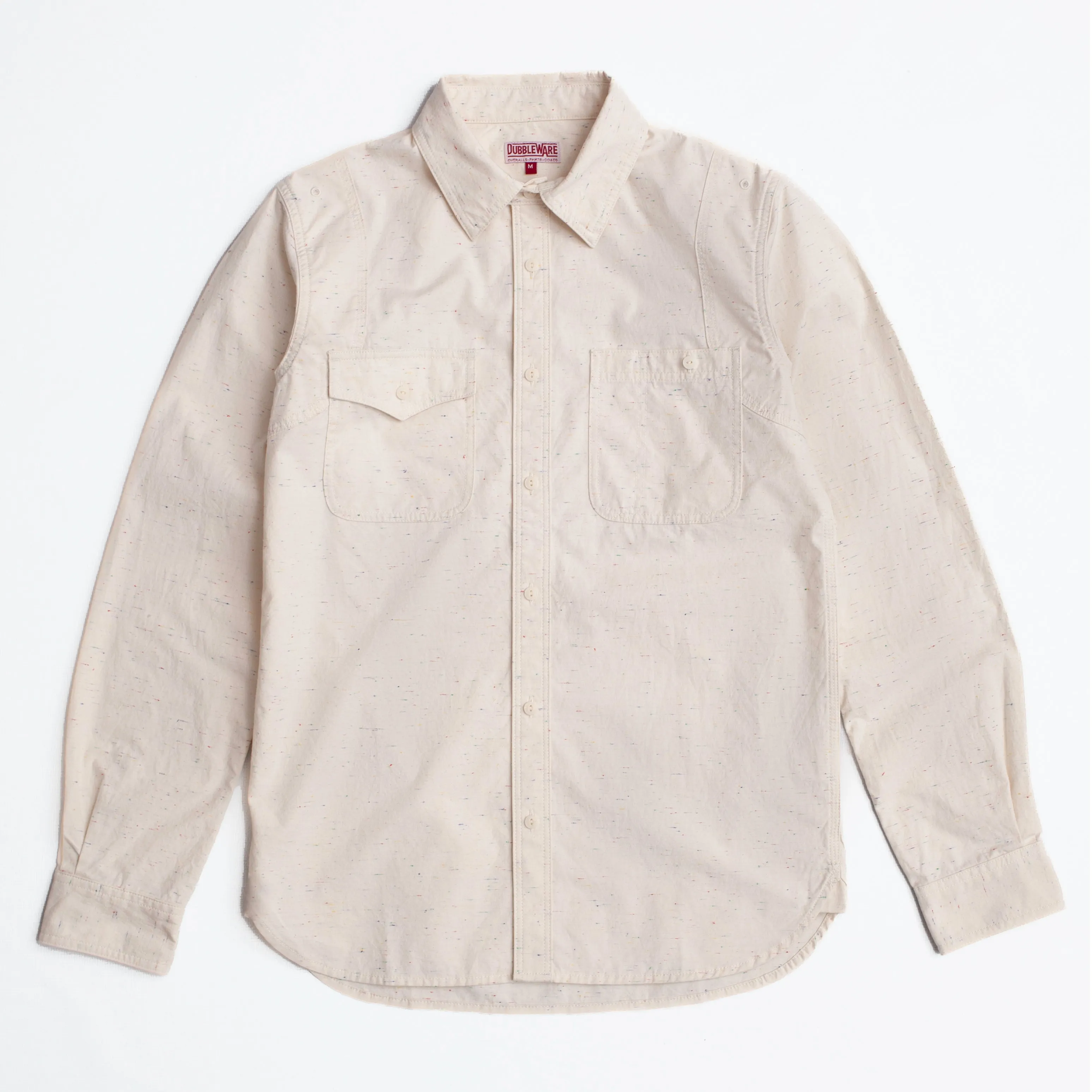 BROCKTON REINFORCED WORK SHIRT - ECRU sold by Dubbleware