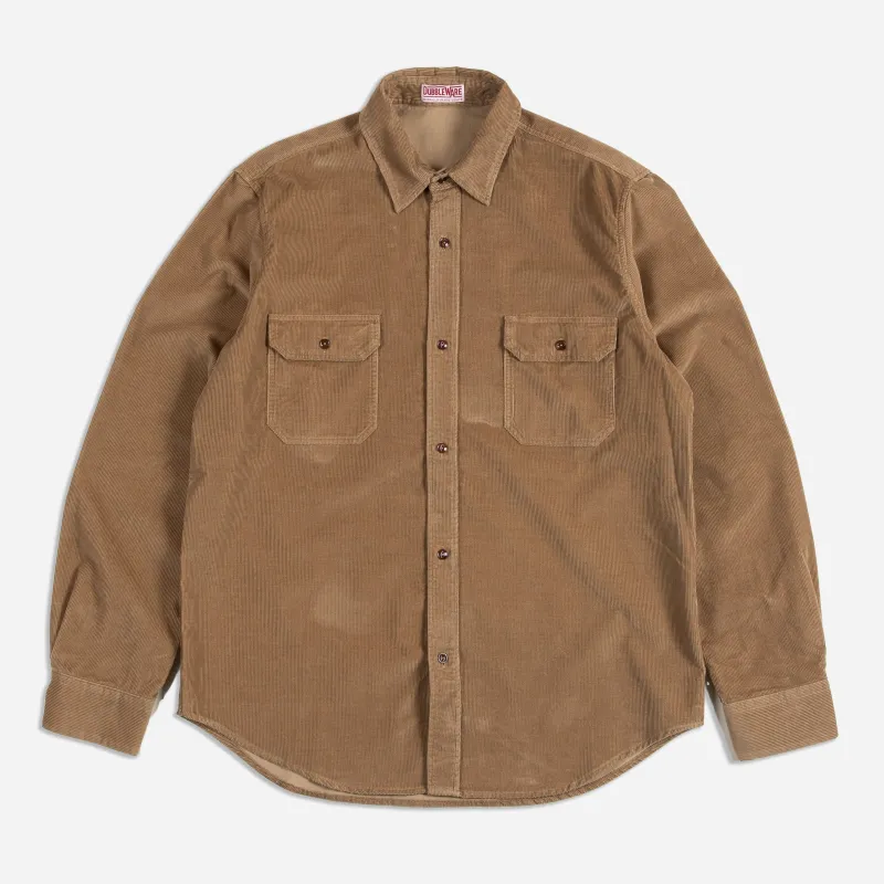 CORDUROY WORK SHIRT - BROWN sold by Dubbleware