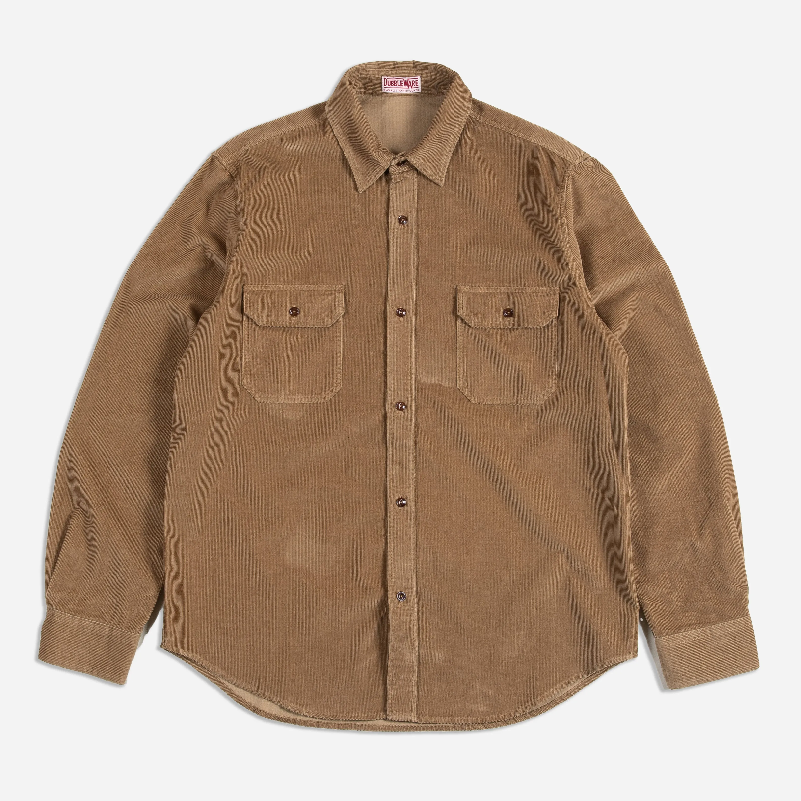 CORDUROY WORK SHIRT - BROWN sold by Dubbleware