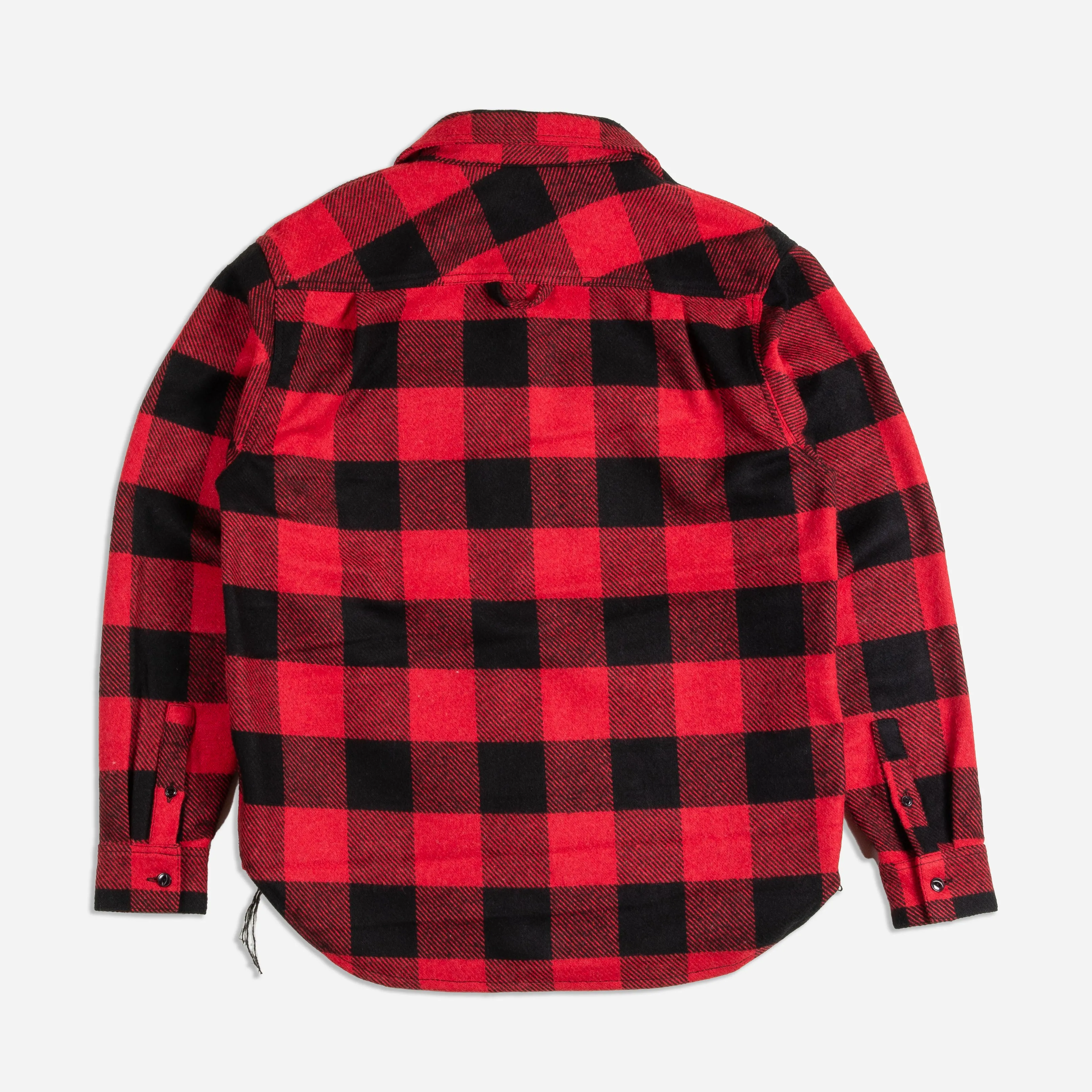 MEDFORD CHECKED WORK SHIRT - RED/BLACK sold by Dubbleware product image thumbnail 2