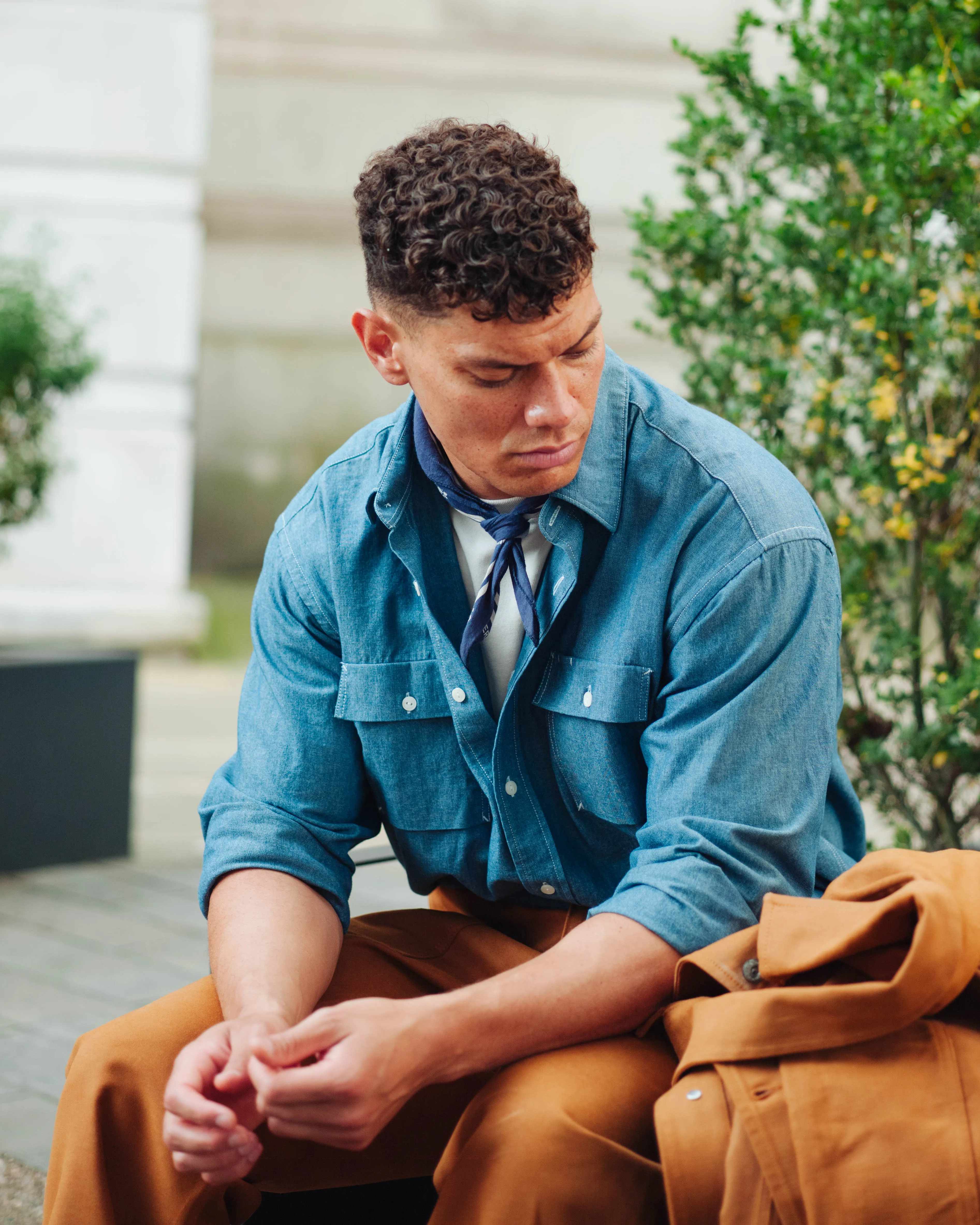 HEAVY TWILL FATIGUE PANT- BROWN sold by Dubbleware product image thumbnail 5