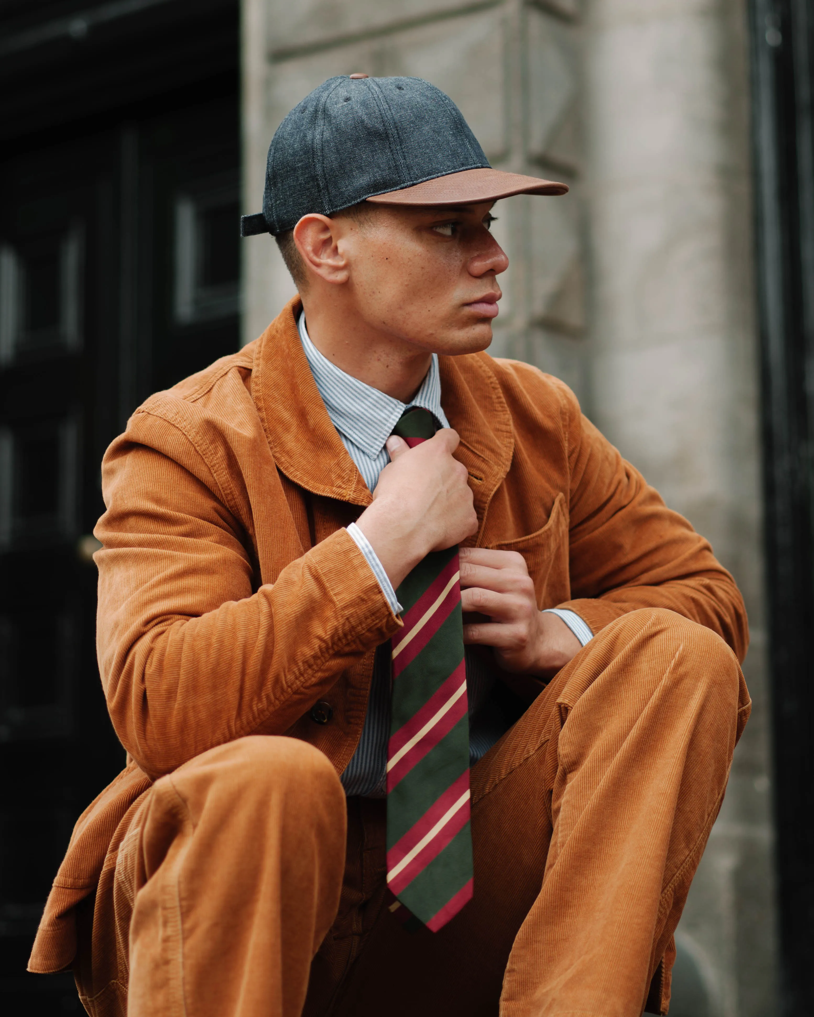 BELMONT CORDUROY WORK CARPENTER PANT - BROWN sold by Dubbleware product image thumbnail 4