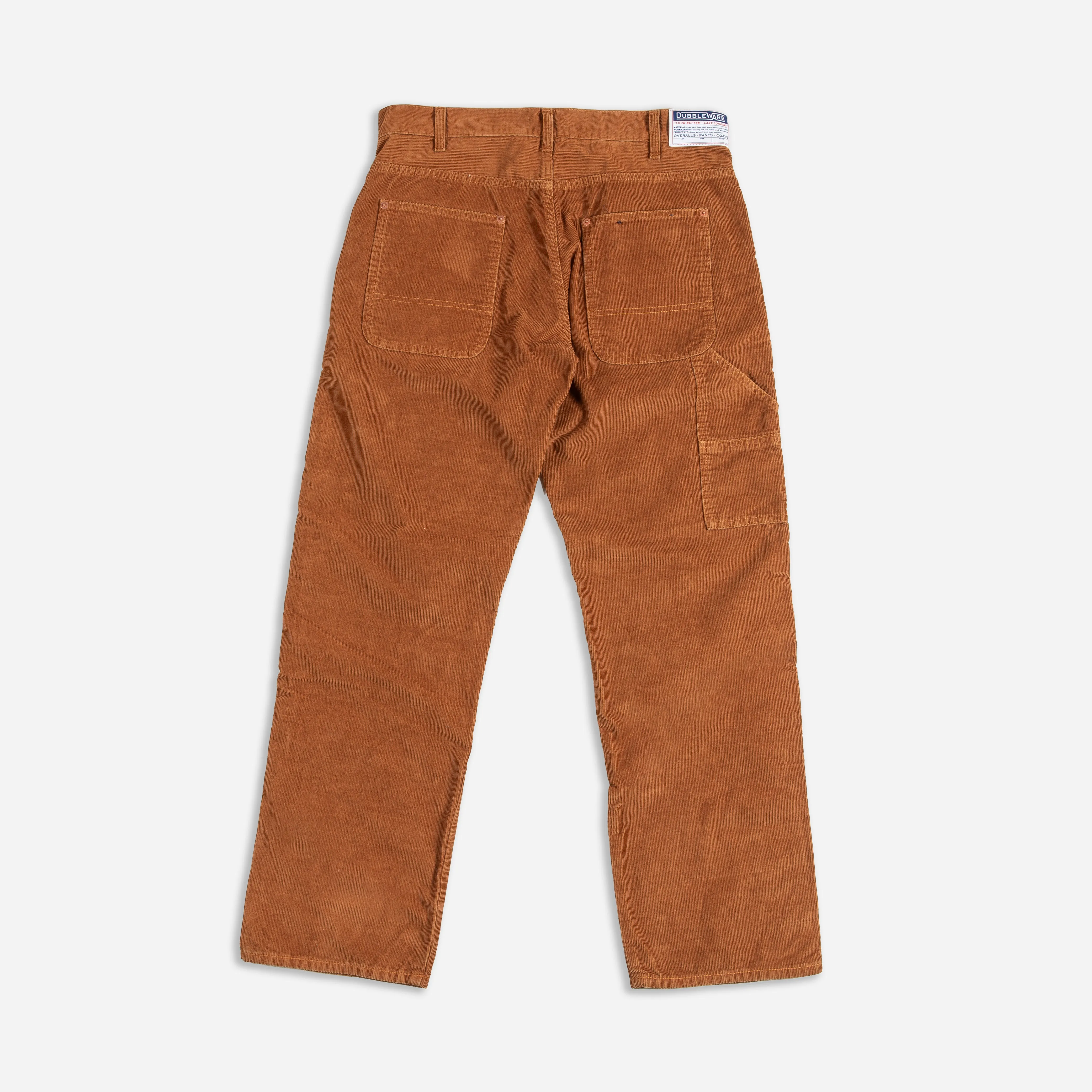 BELMONT CORDUROY WORK CARPENTER PANT - BROWN sold by Dubbleware product image thumbnail 2