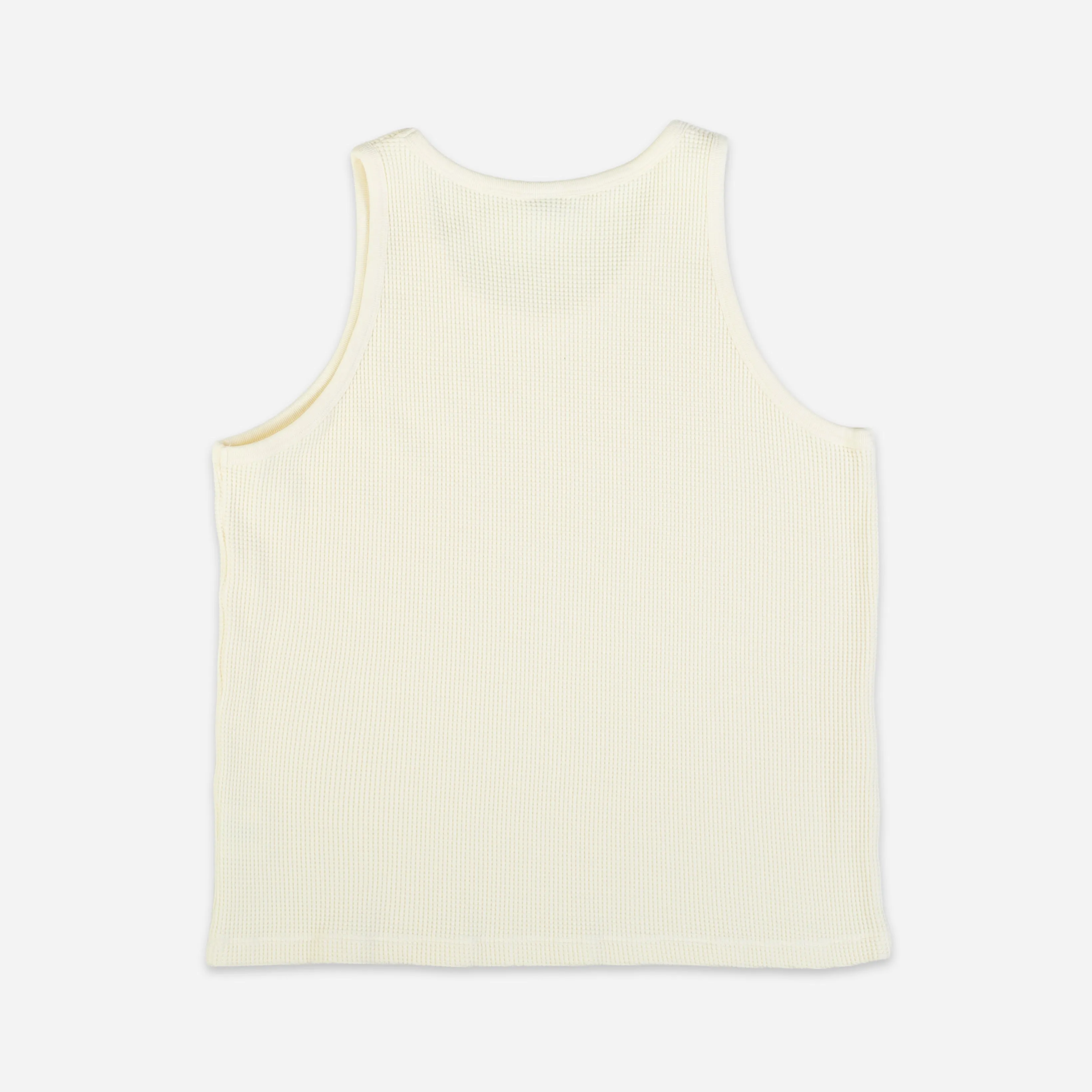 HEAVY WAFFLE TANK TOP - MARSHMALLOW sold by Dubbleware product image thumbnail 2