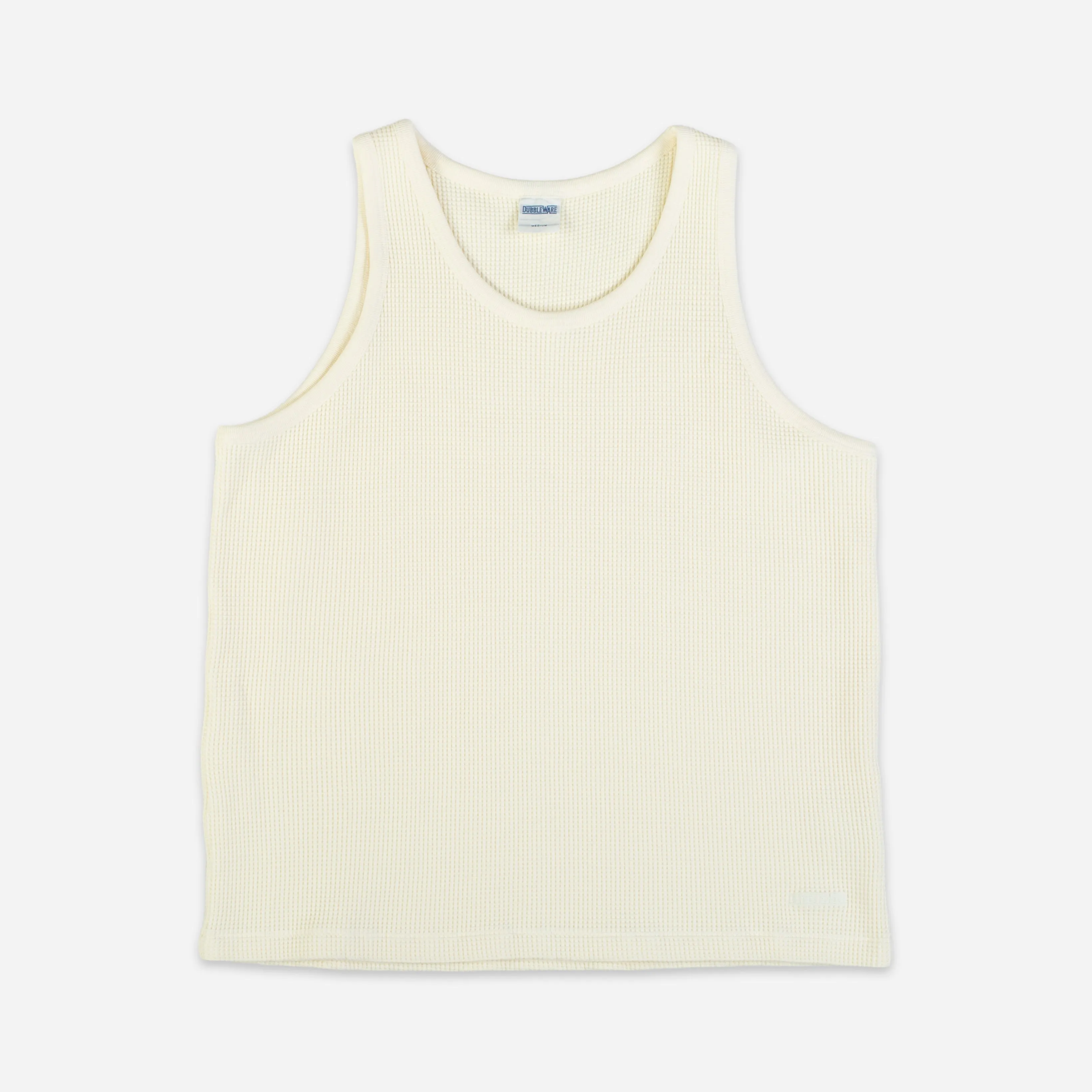 HEAVY WAFFLE TANK TOP - MARSHMALLOW sold by Dubbleware