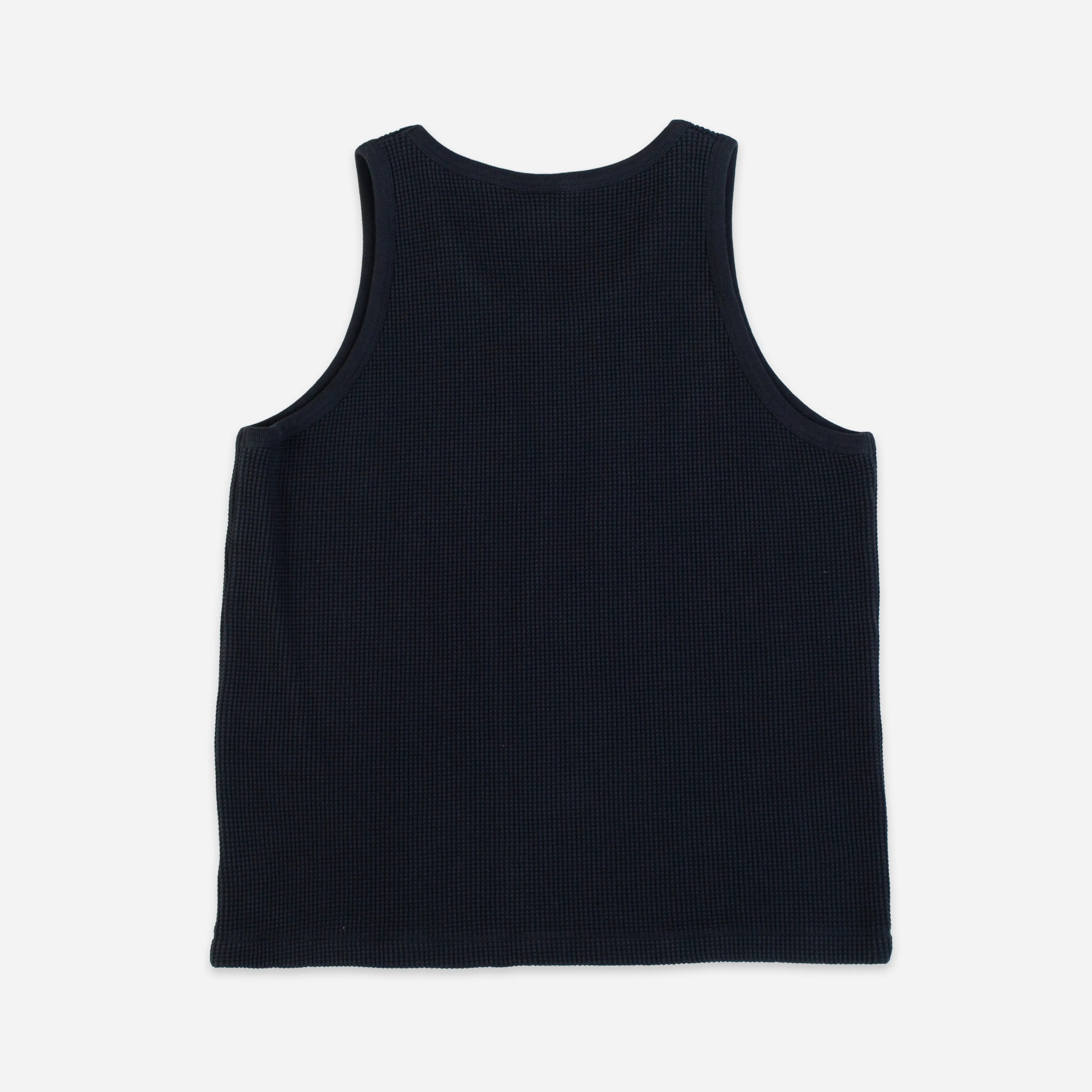 HEAVY WAFFLE TANK TOP - DARK NAVY sold by Dubbleware product image thumbnail 2